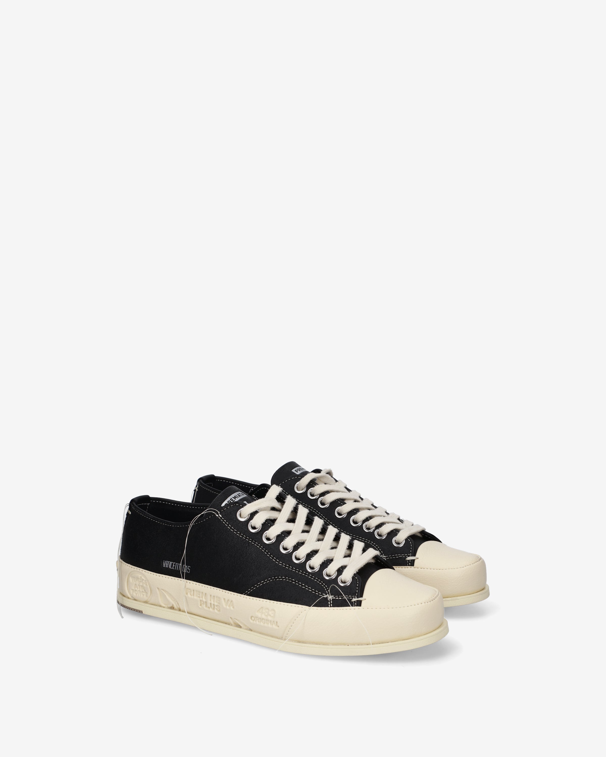 premiata-vincent-015-sneaker-schwarz-creme image 2