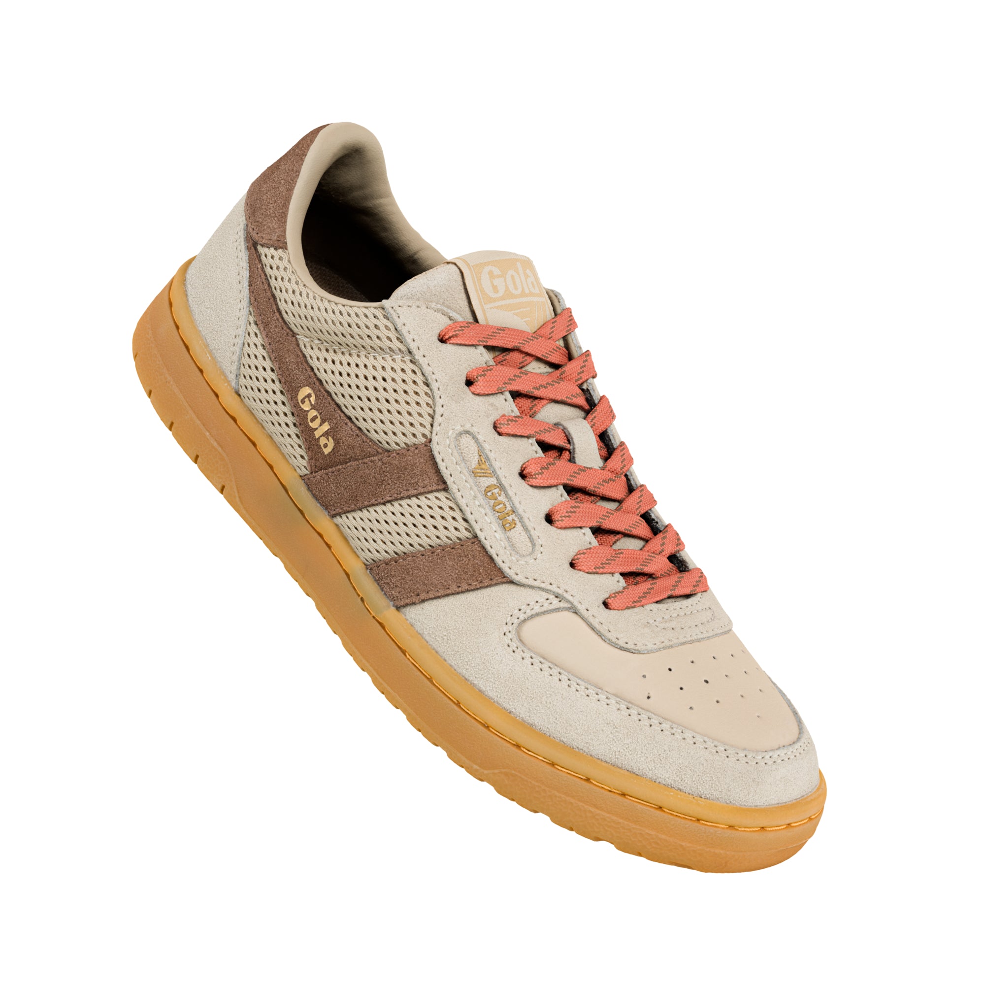 gola-hawk-83-damen-sneaker-knochenfarbe-mesh-gummisohle image 5