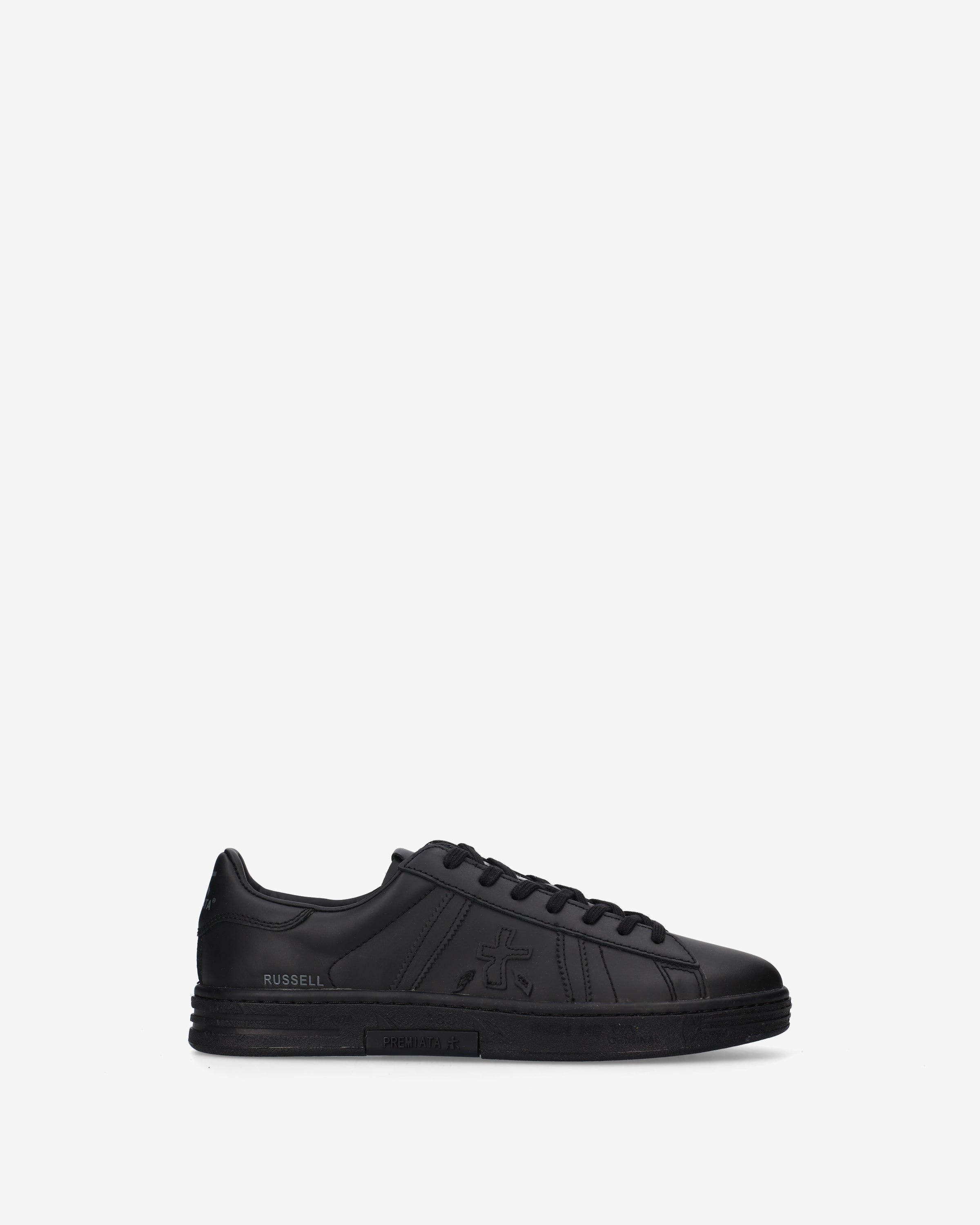 premiata-russell-8640-sneaker-herren-schwarz-leder image 1