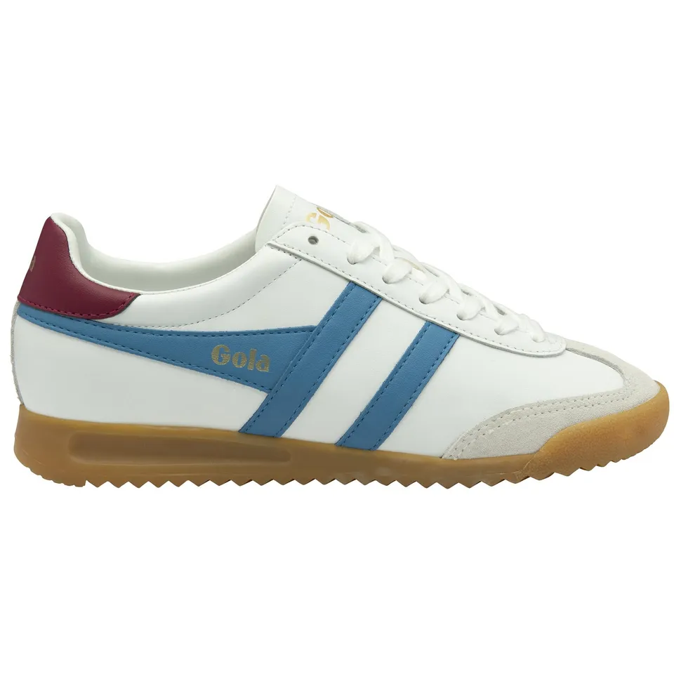 gola-torpedo-damen-sneaker-wei-leder-santorini-blau-kirschrot image 1