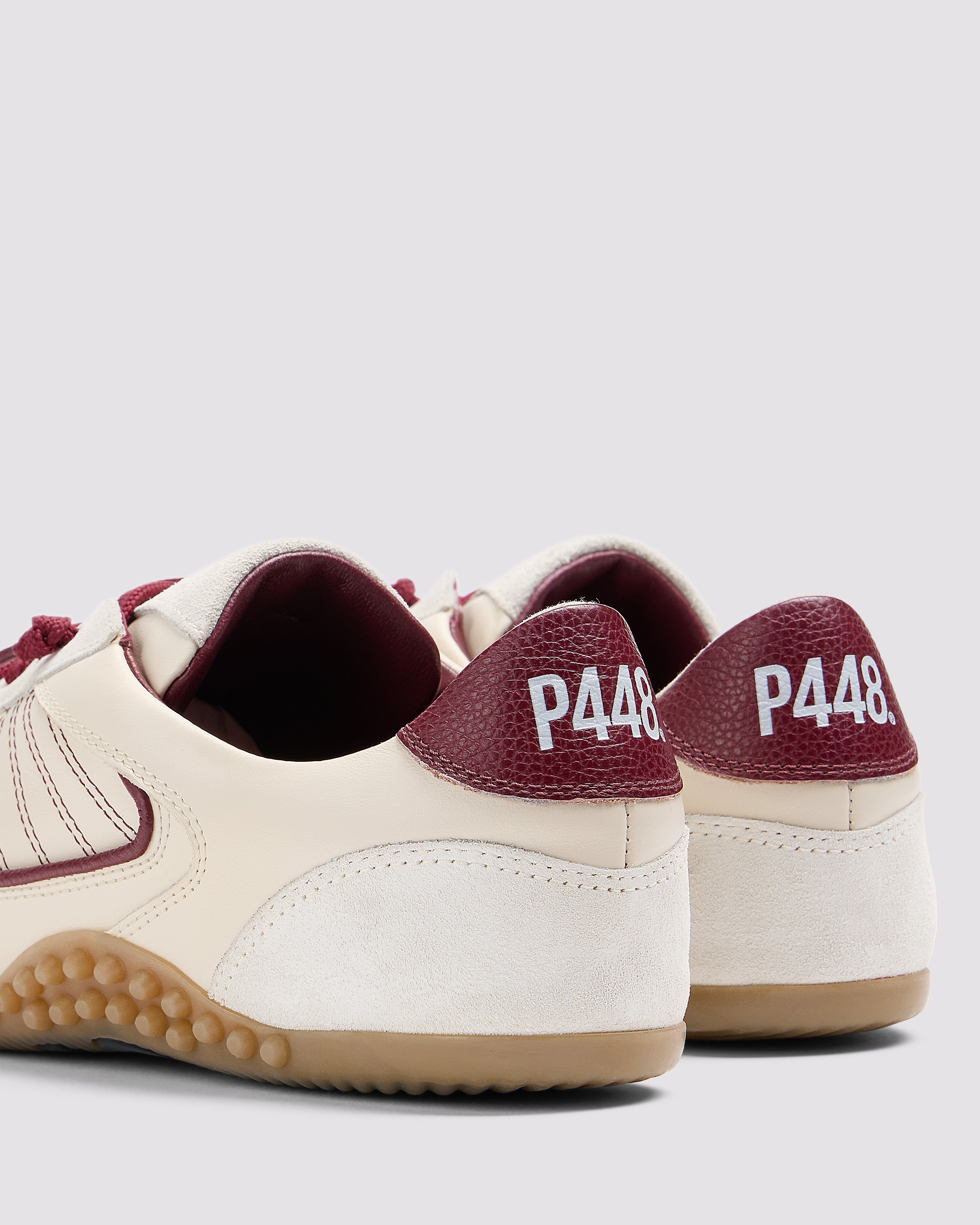 p448-lisbon-cream-maroon-damen-retro-sneaker-wei image 8