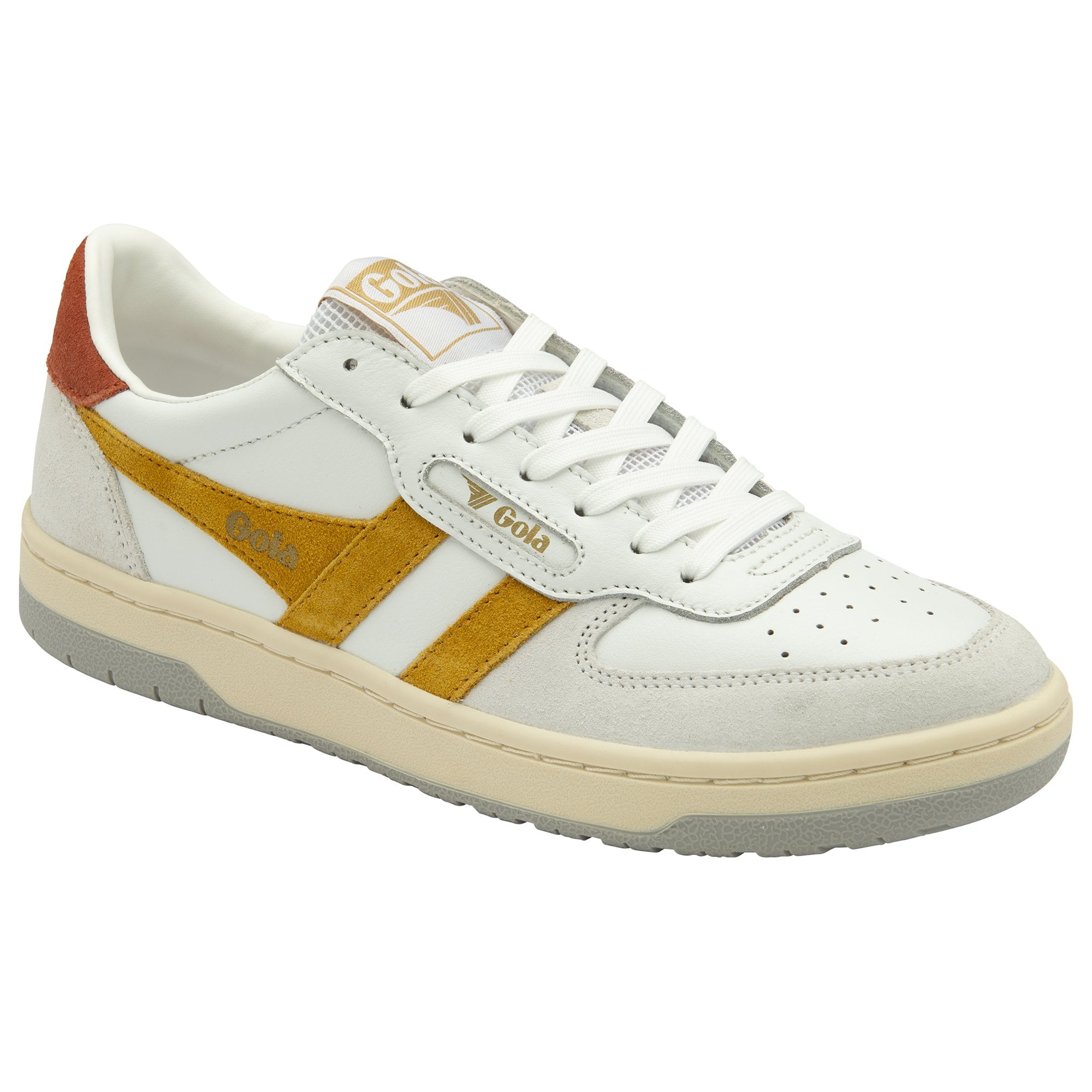 gola-hawk-damen-sneaker-wei-sonnengelb-orange image 2