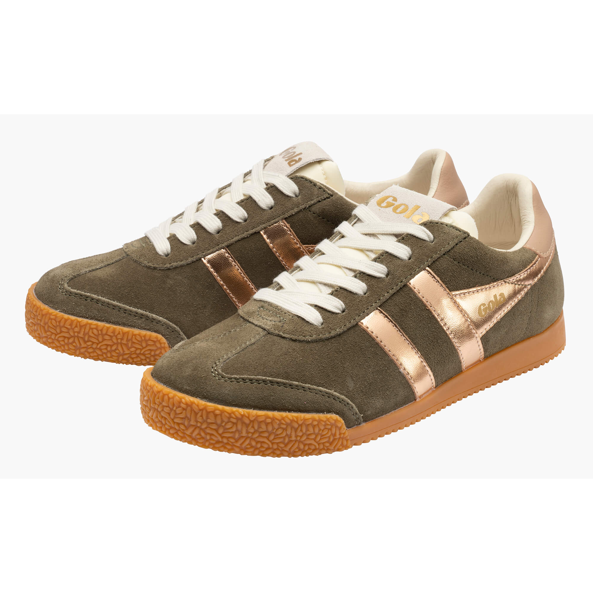 gola-elan-glitz-damen-sneaker-khaki-wildleder-ros-gold image 3