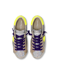philippe-model-prsx-damen-sneaker-silber-gelb-fluo image 6