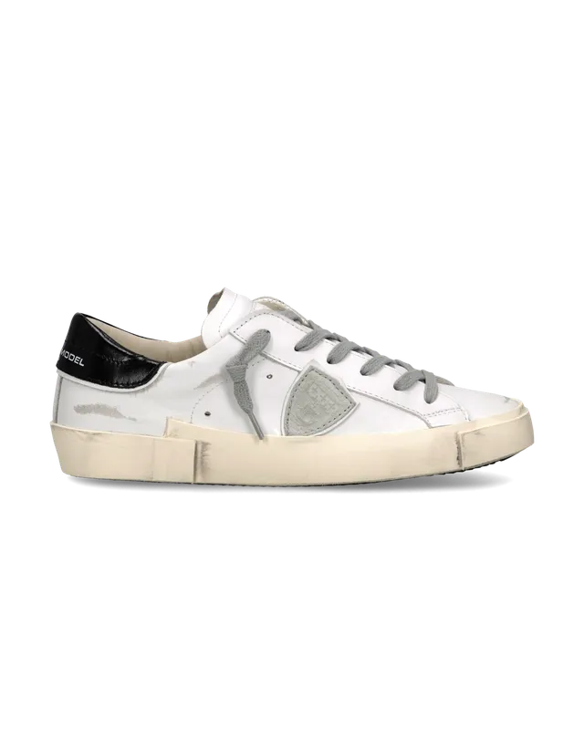 philippe-model-prsx-damen-sneaker-wei-schwarz image 1
