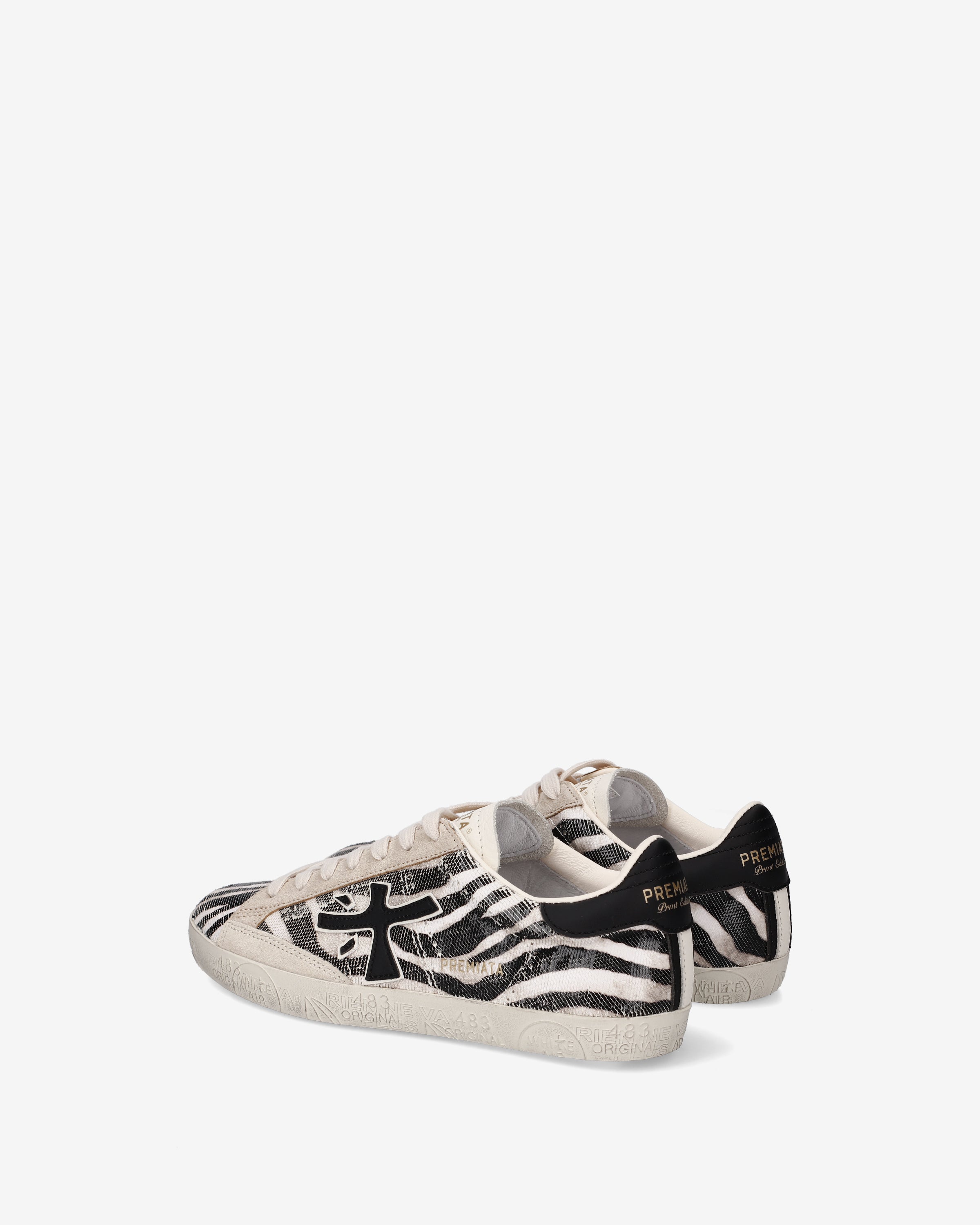 premiata-stevend-8053-sneaker-panna-schwarz-animalier-suede image 5