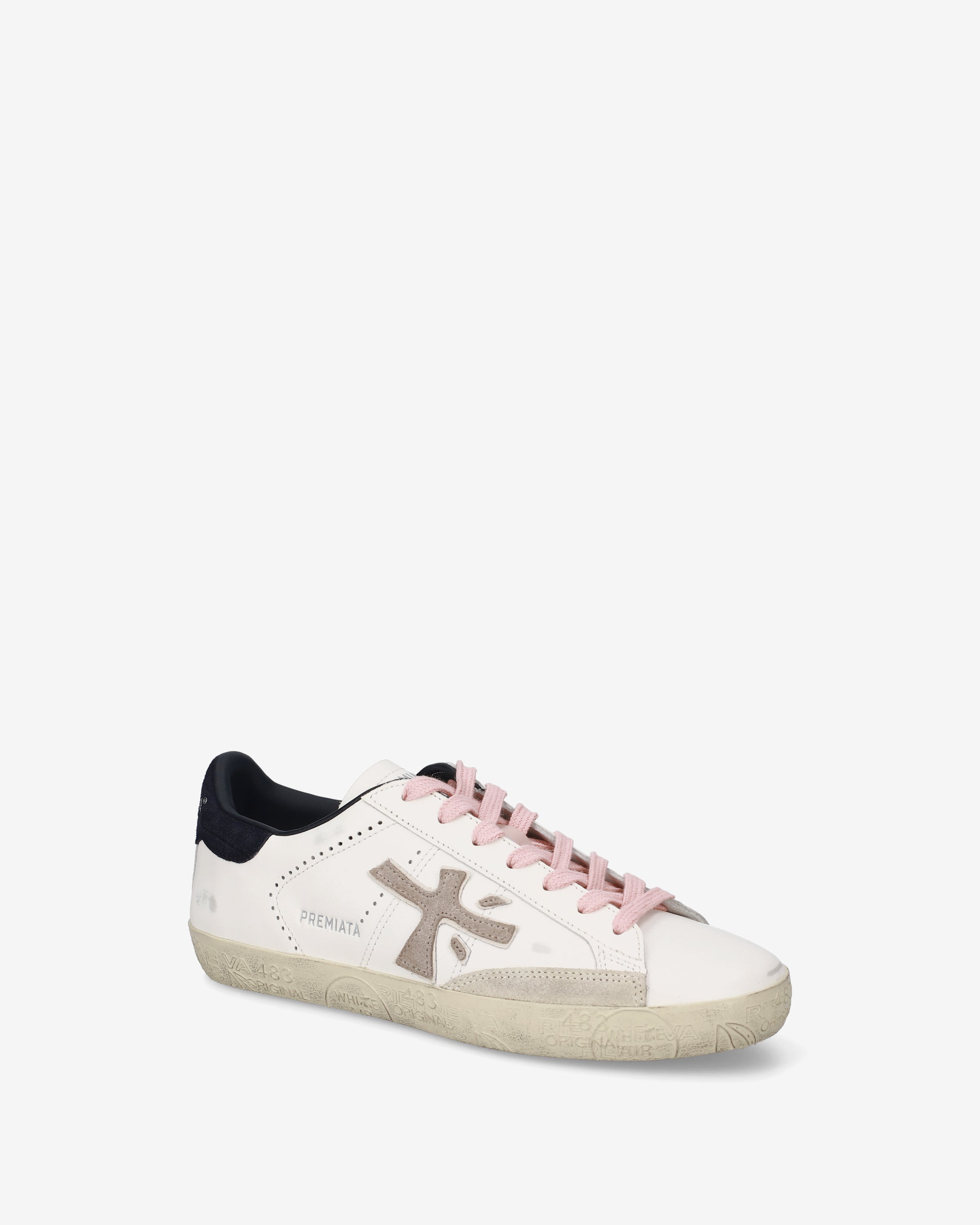 premiata-stevend-7602-sneaker-creme-wei-navy image 3
