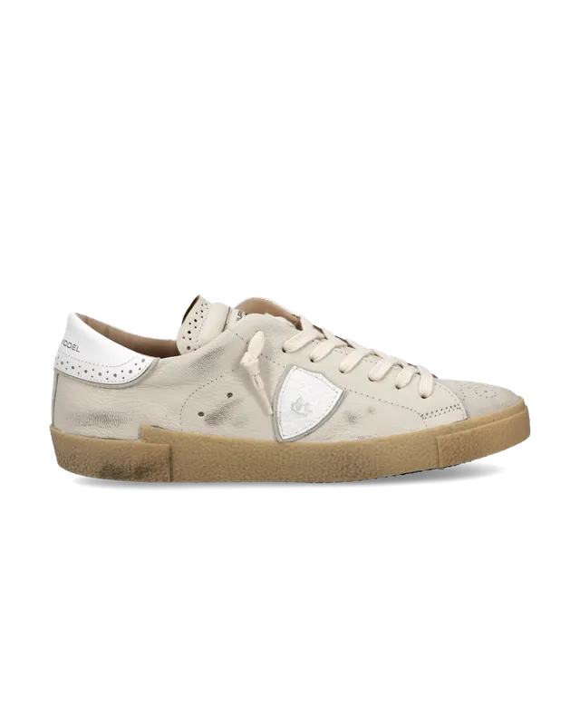 philippe-model-prsx-herren-sneaker-lait-marron-braun image 1