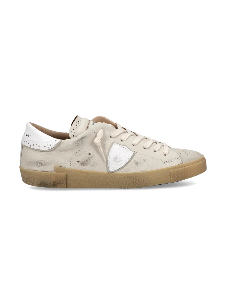 philippe-model-prsx-herren-sneaker-lait-marron-braun image 1