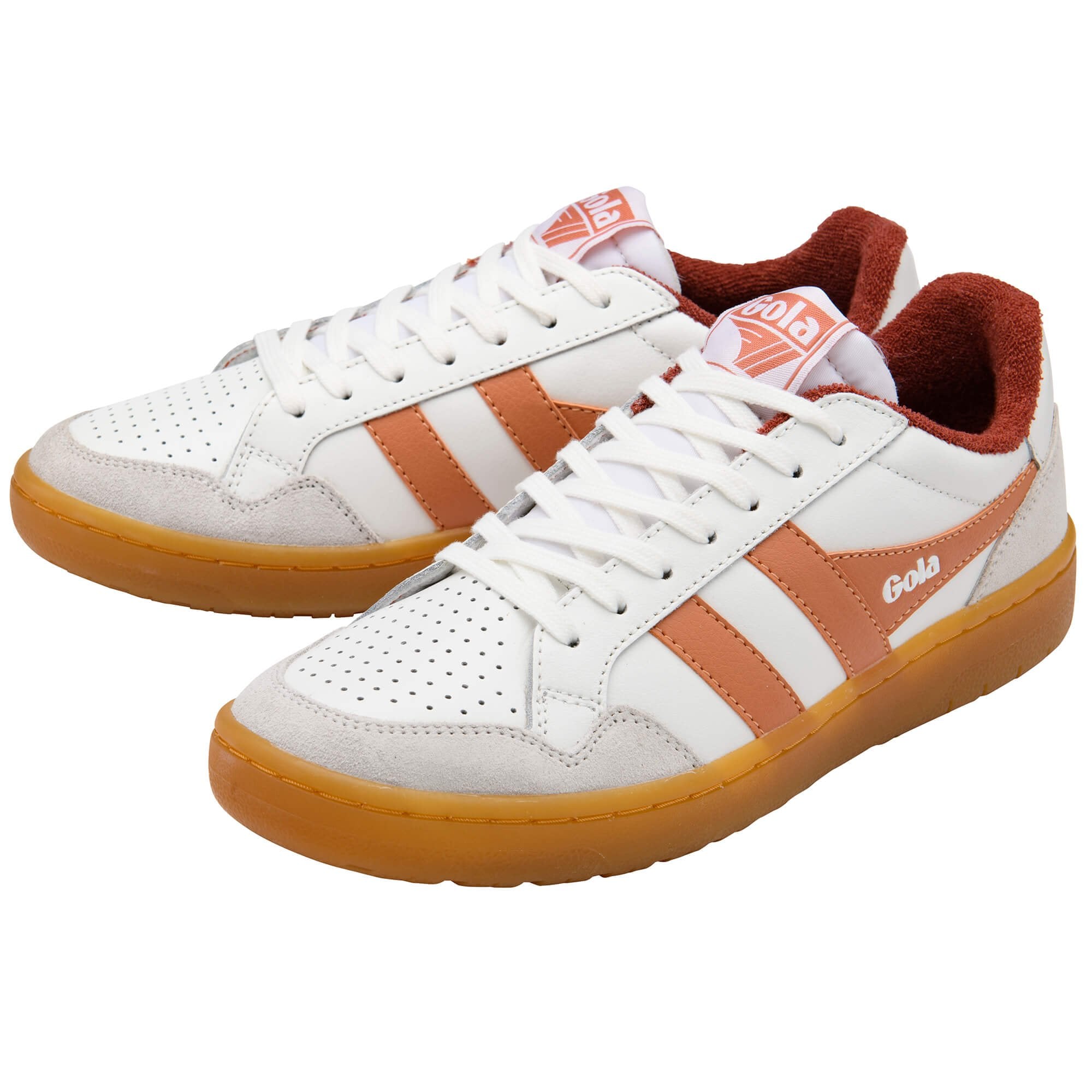gola-eagle-86-damen-sneaker-wei-terrakotta image 3
