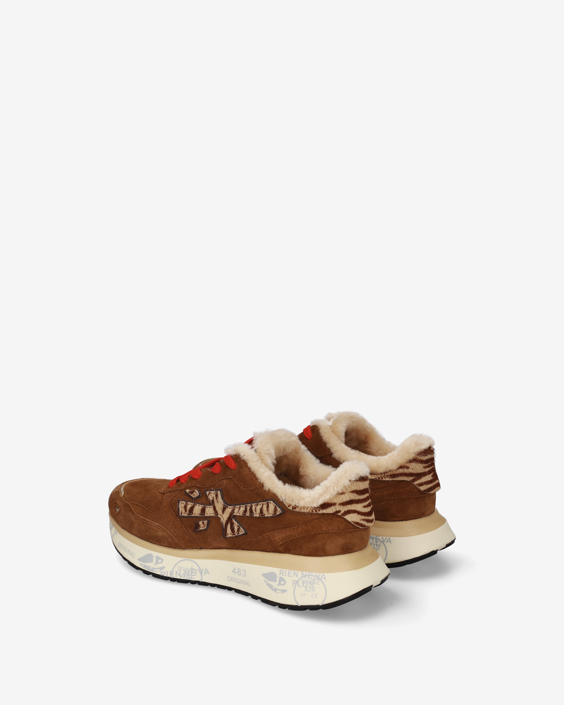 premiata-lauryn-8532m-sneaker-damen-braun-suede-cavallino image 5