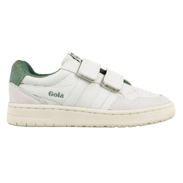 gola-eagle-strap-kinder-klett-sneaker-off-white-gr-n image 1