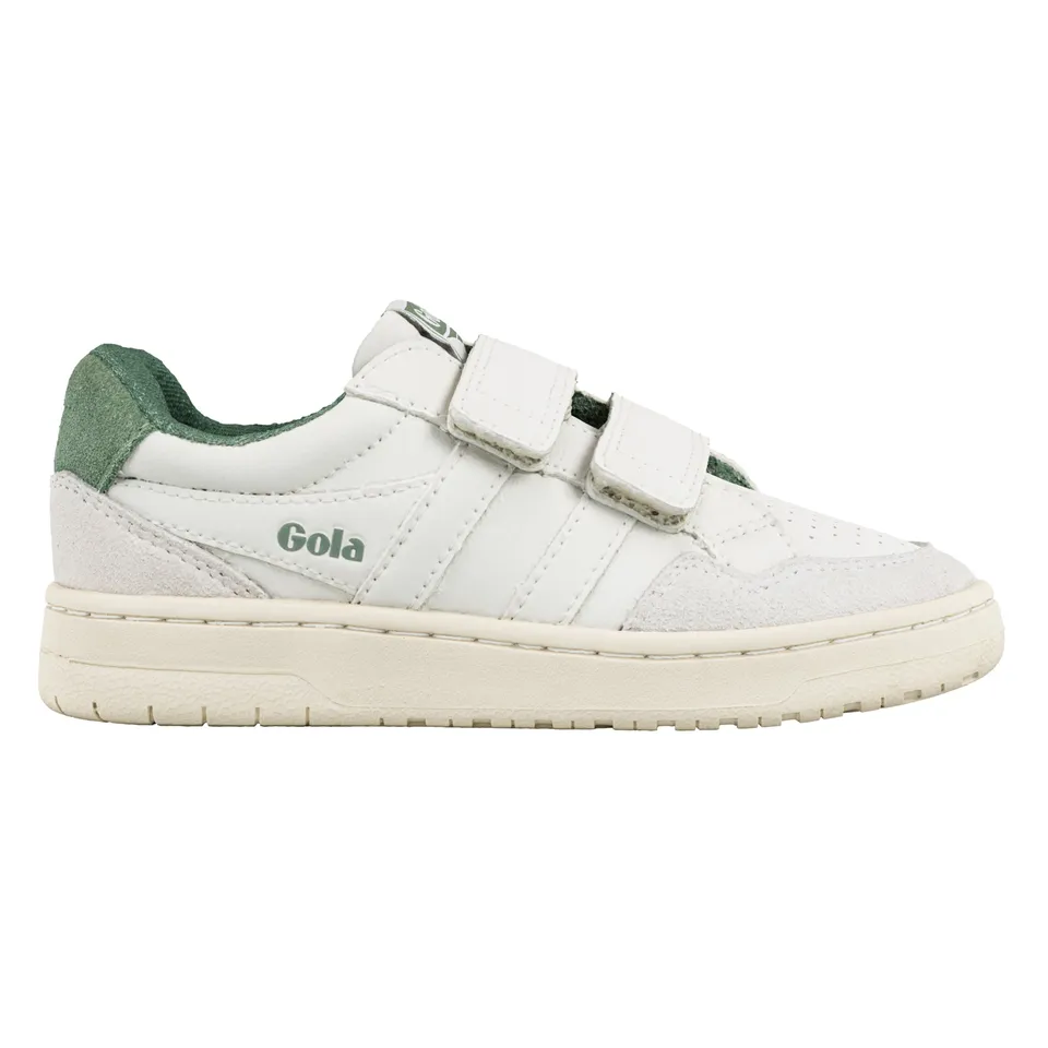 gola-eagle-strap-kinder-klett-sneaker-off-white-gr-n image 1