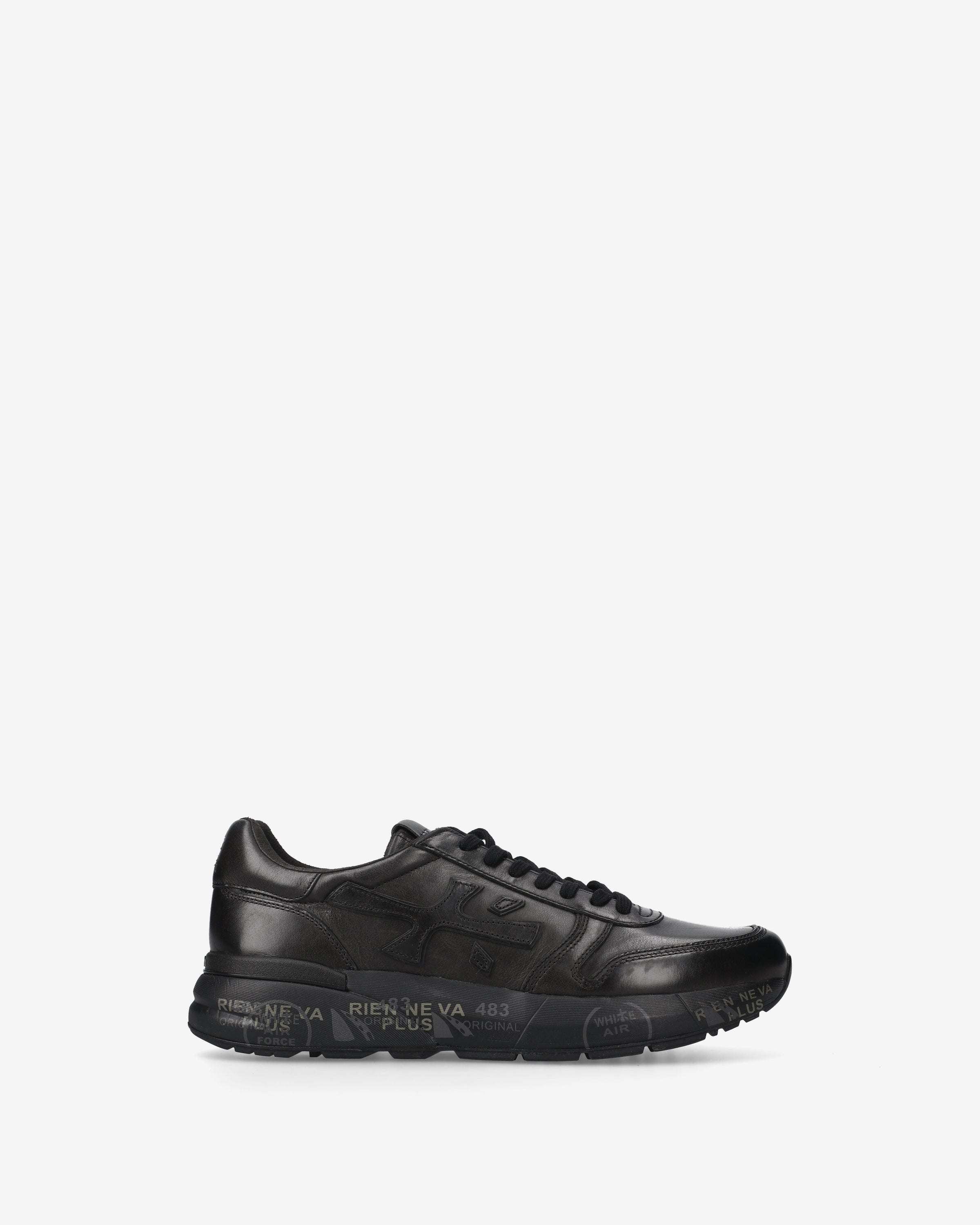 premiata-mick-1453n-sneaker-herren-schwarz-3-cm-sohle image 1