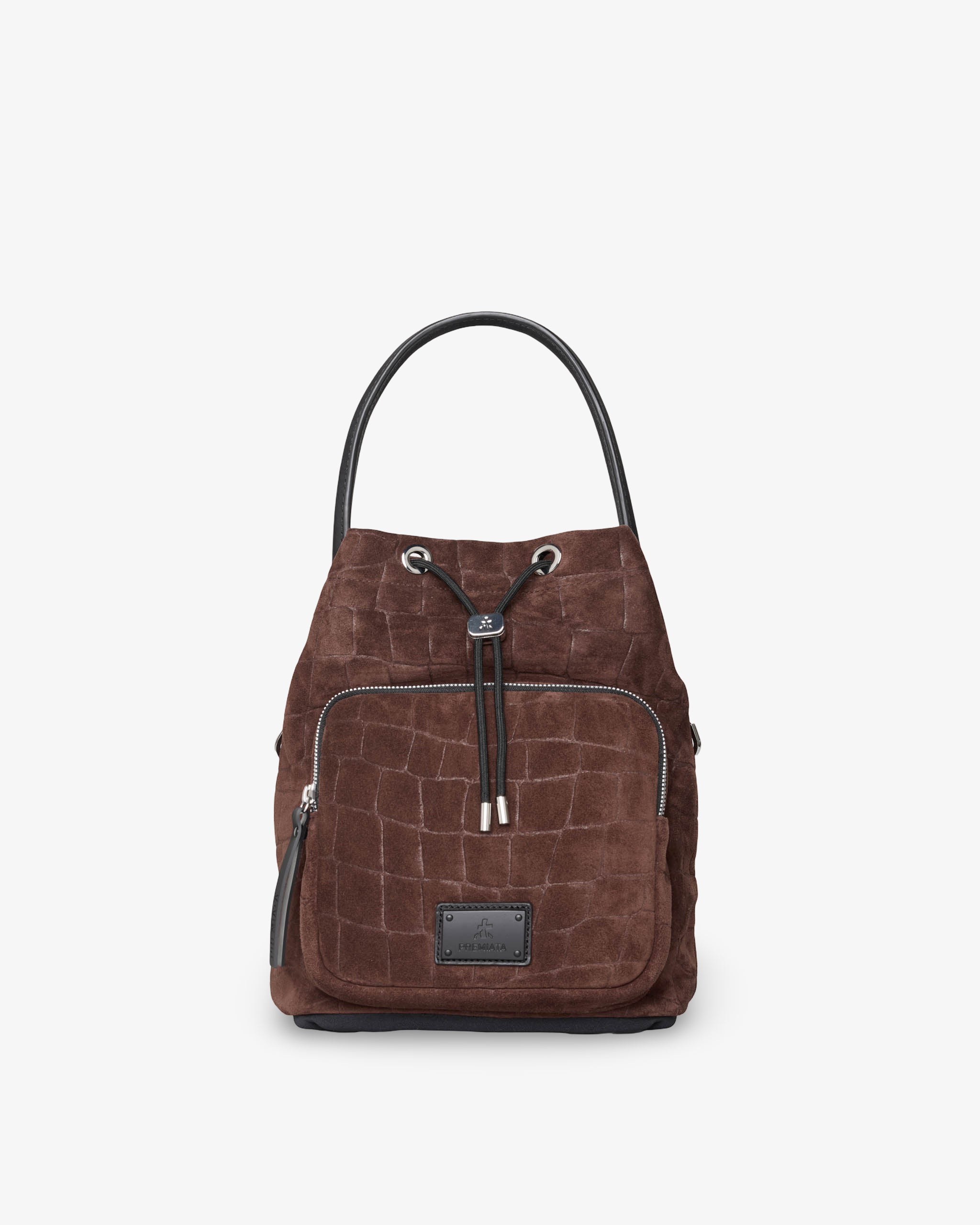 premiata-mia-2182s-rucksack-damen-braun-kroko-texture image 1
