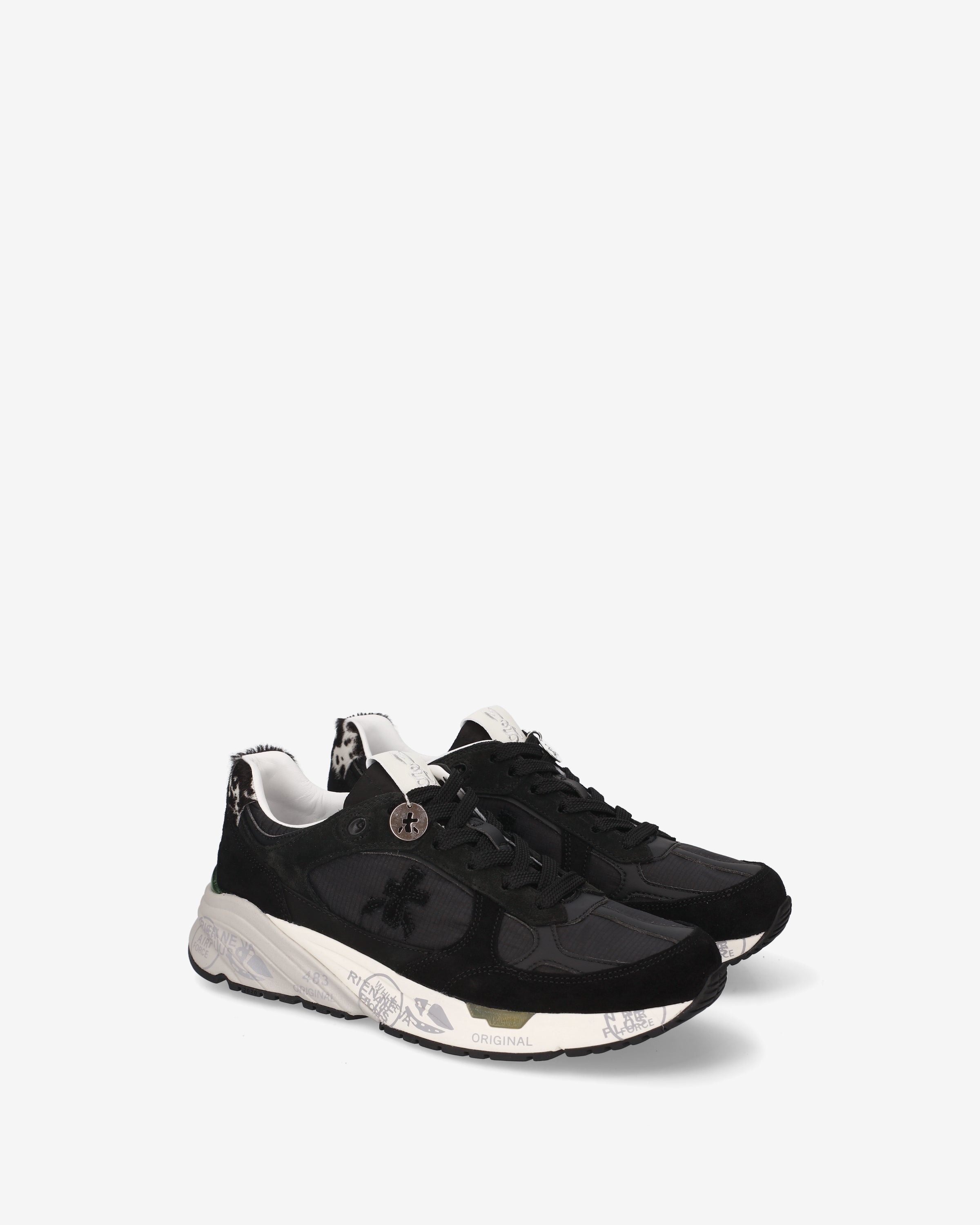 premiata-mased-8512-sneaker-damen-schwarz-suede-technik-cavallino image 2