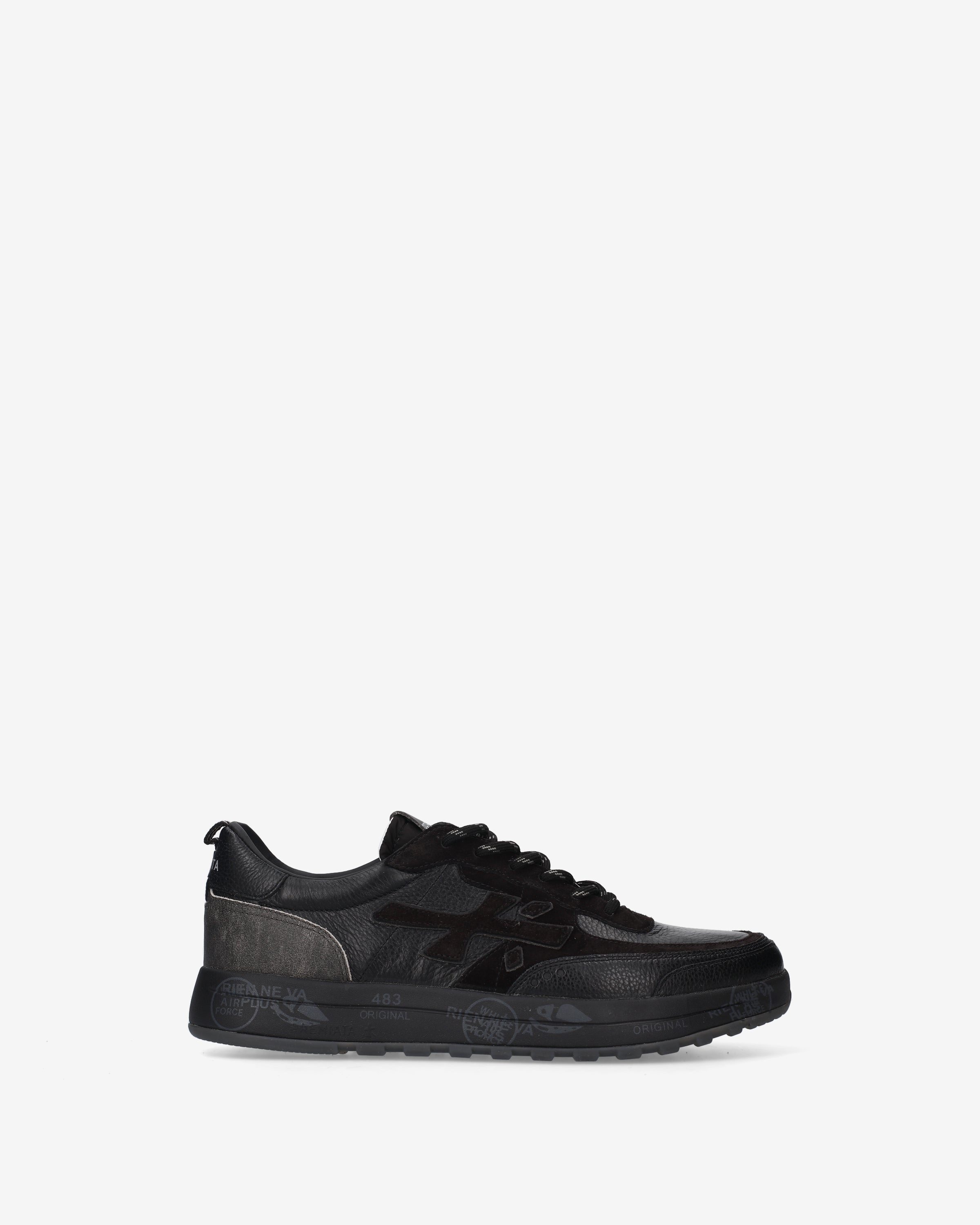 premiata-nous-8465-herren-sneaker-nero-anthrazit image 1