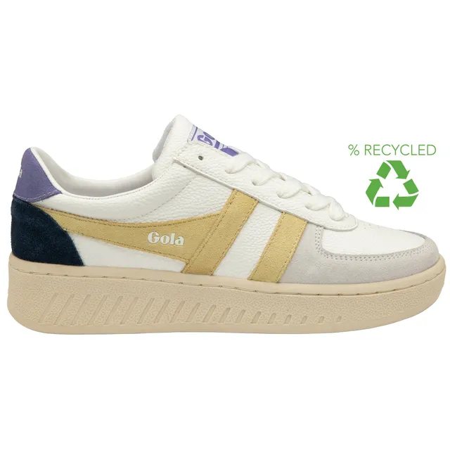 gola-grandslam-trident-damen-sneaker-wei-zitrone-lavendel image 1