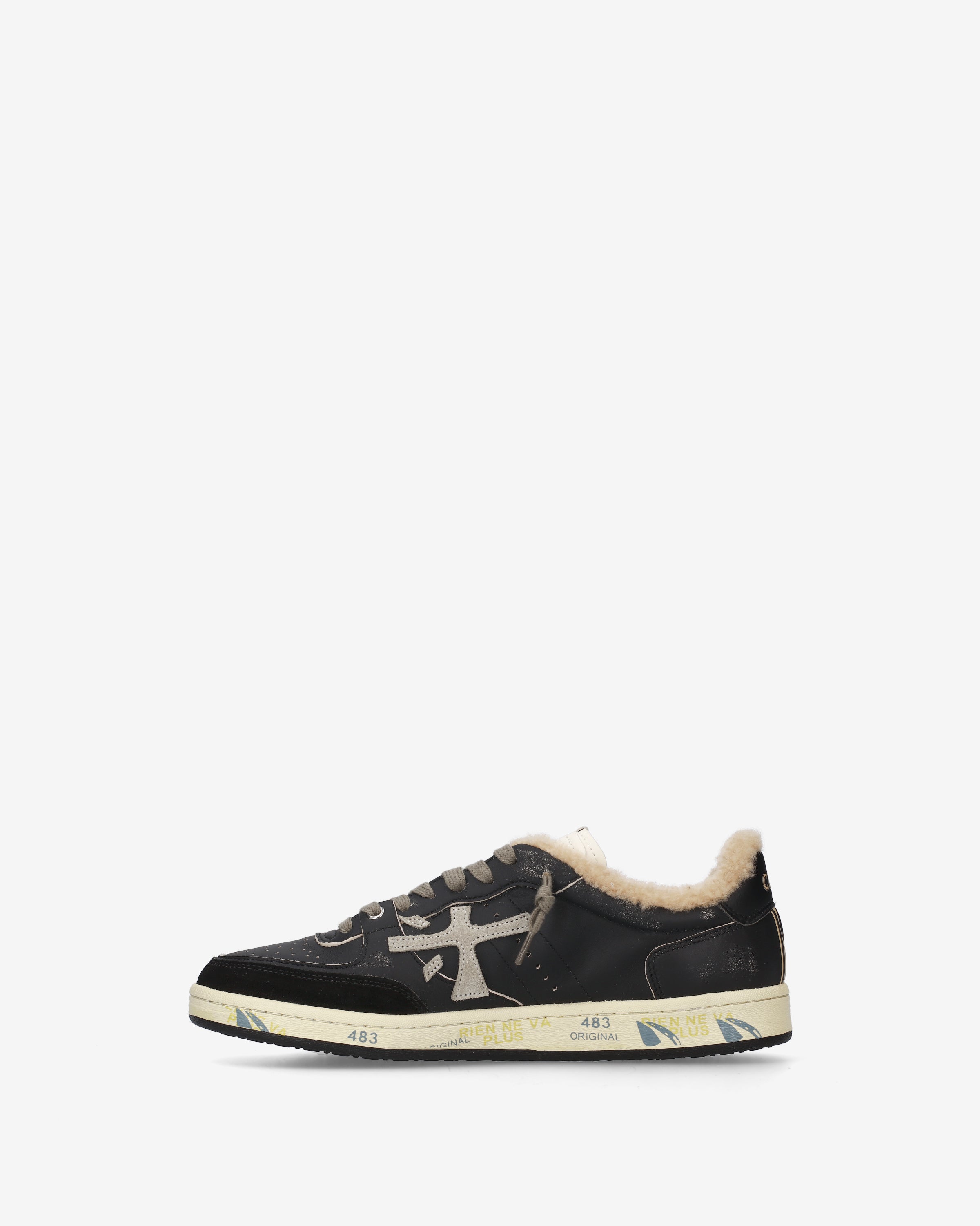 premiata-bskt-clay-6909m-herren-sneaker-black image 3