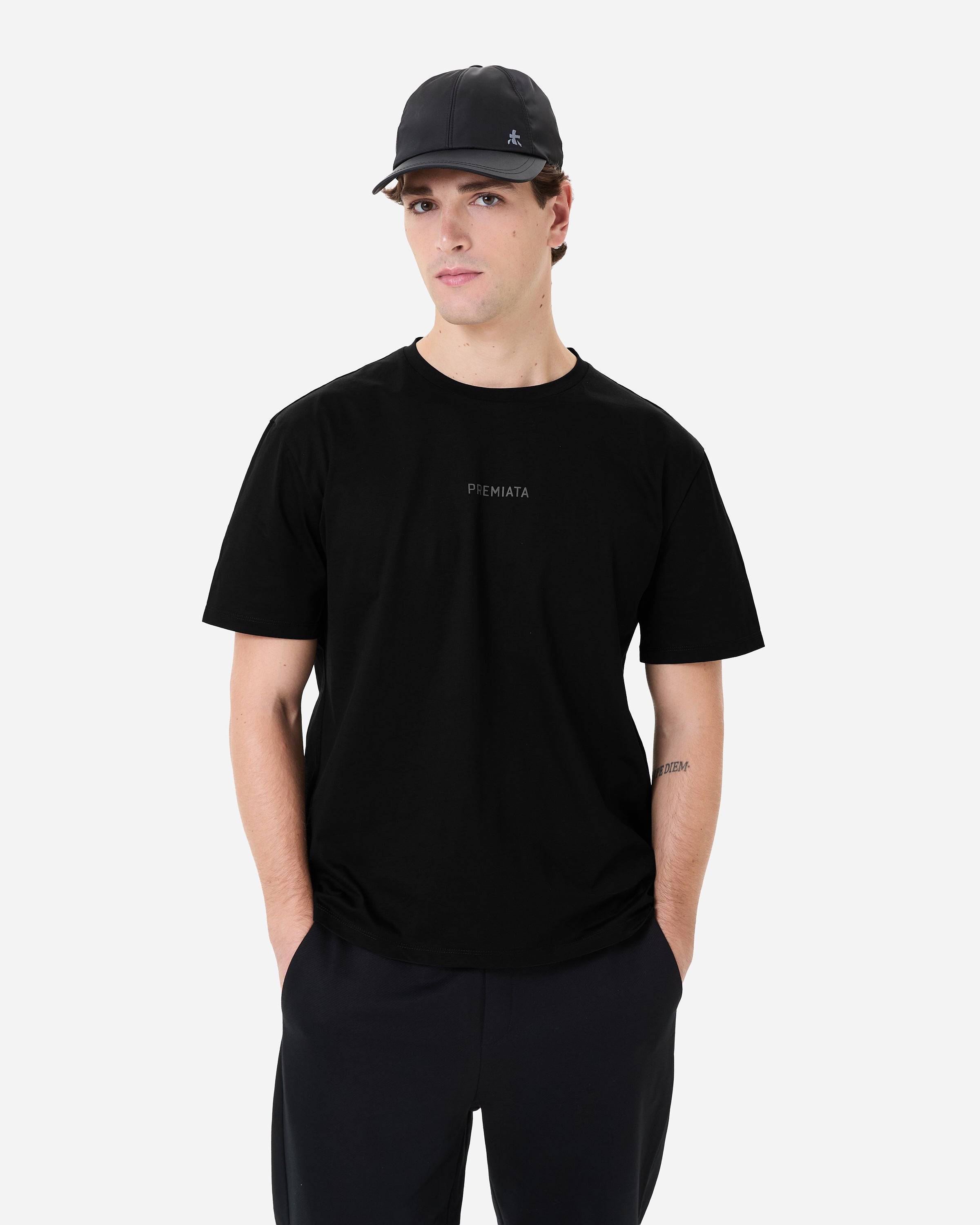 premiata-t-shirt-jersey-schwarz-herren image 4