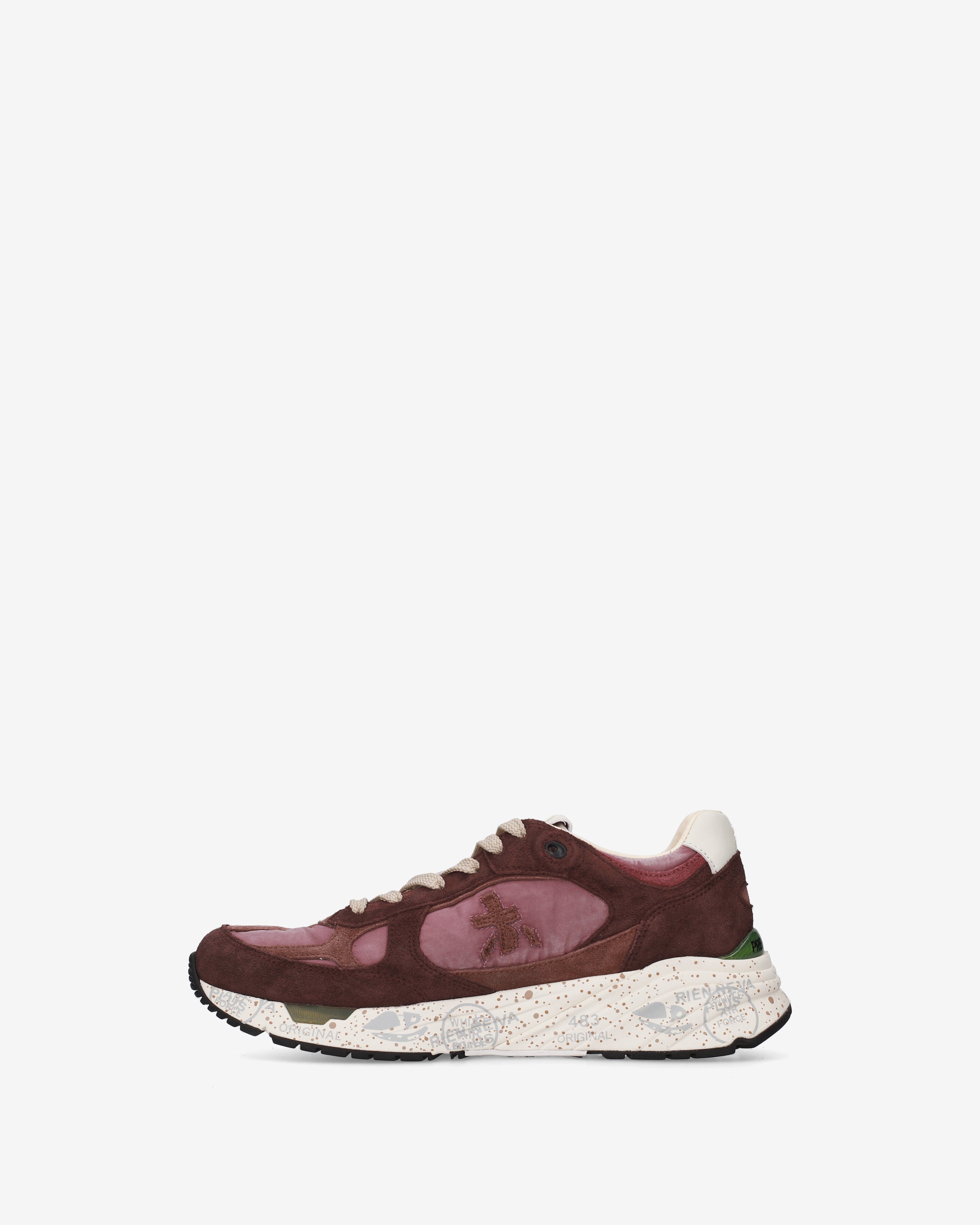 premiata-mased-8518-damen-sneaker-bordeaux-rosa image 3