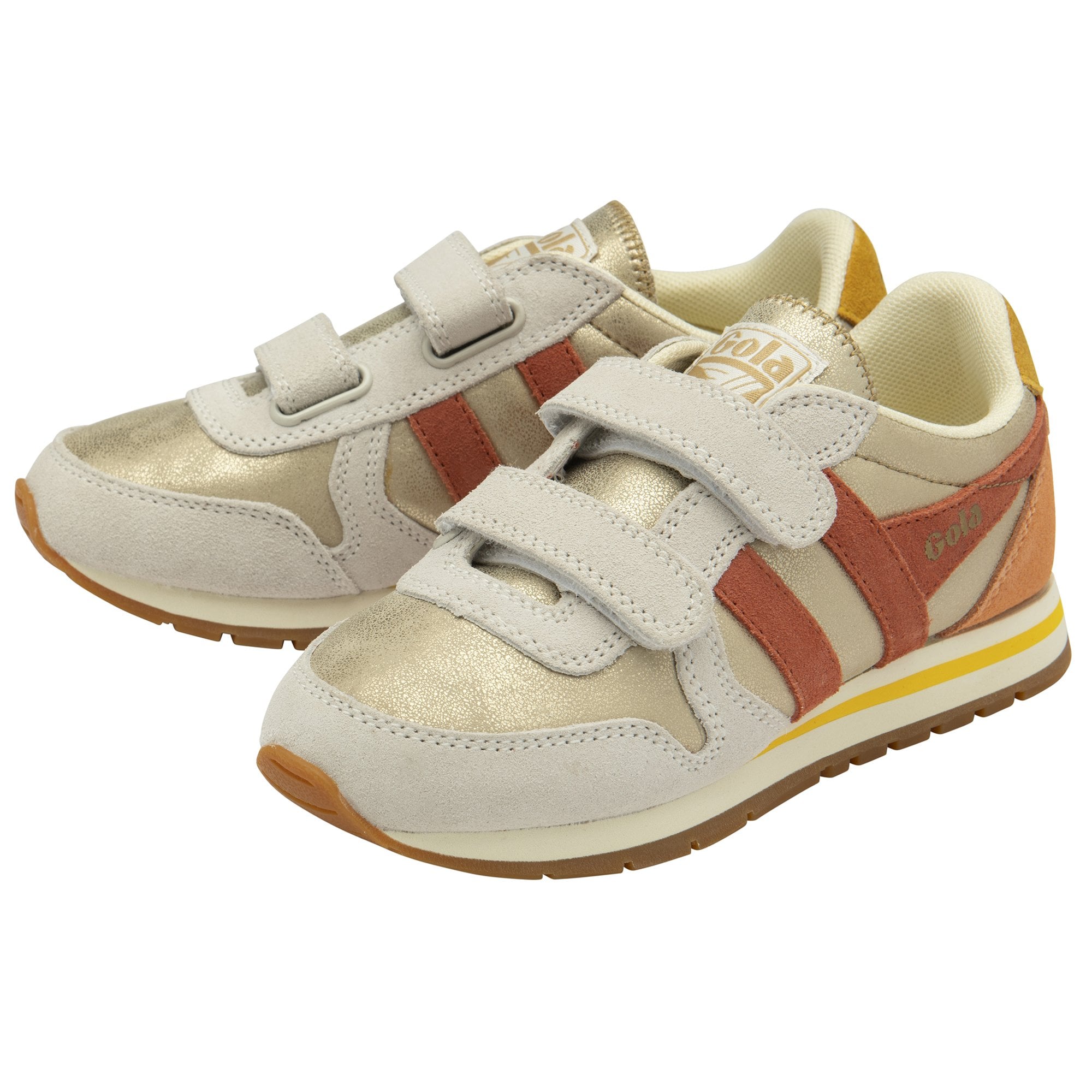 gola-daytona-blaze-strap-kinder-sneaker-gold-orange-gelb image 3