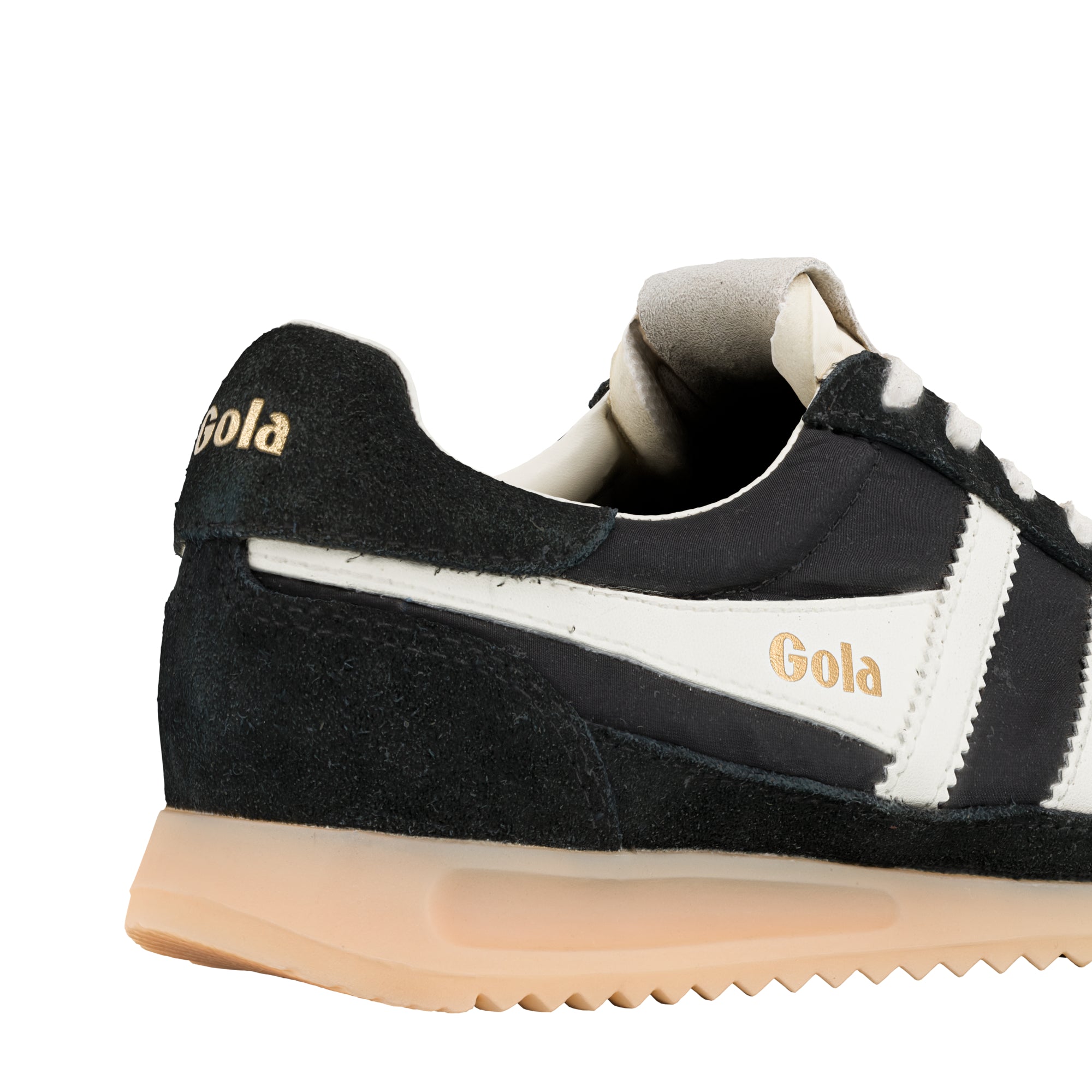 gola-firefly-damen-sneaker-schwarz-off-white-nylon-wildleder image 6