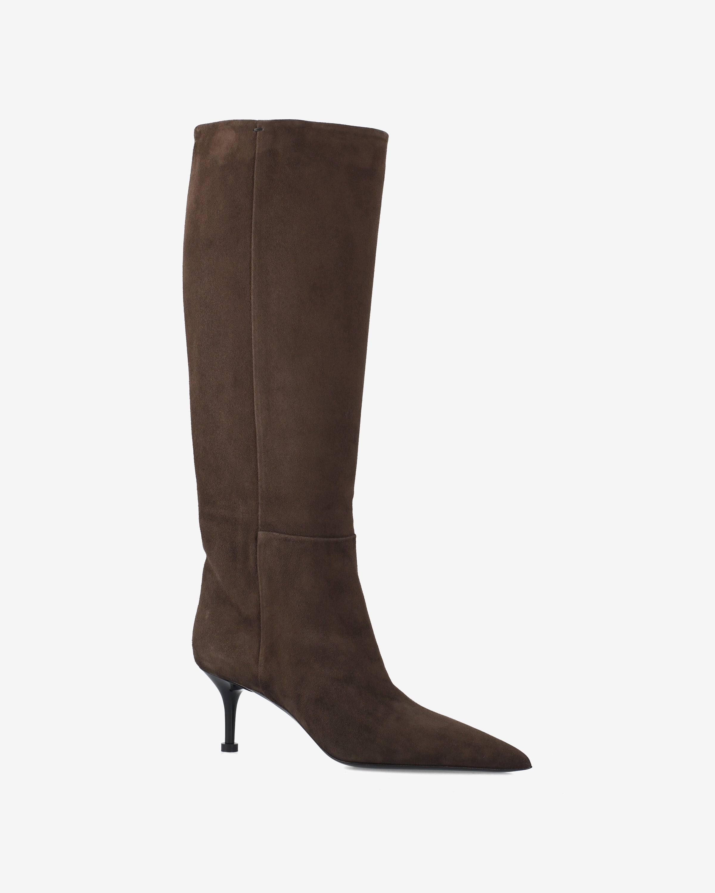 premiata-stiefel-damen-aus-suede-testa-di-moro-40-cm-absatz-6-5-cm image 4