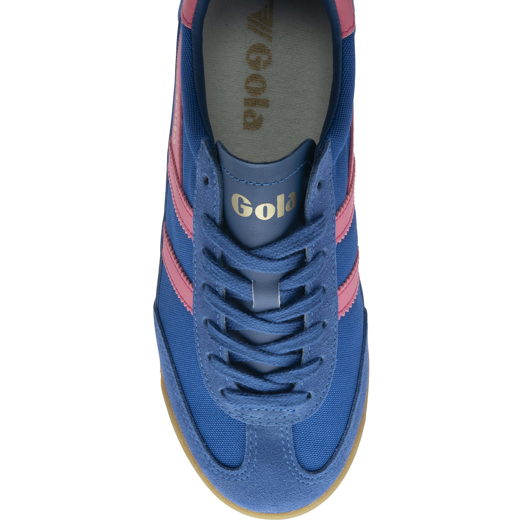 gola-tornado-damen-sneaker-saphirblau-neonpink-nylon-wildleder image 5