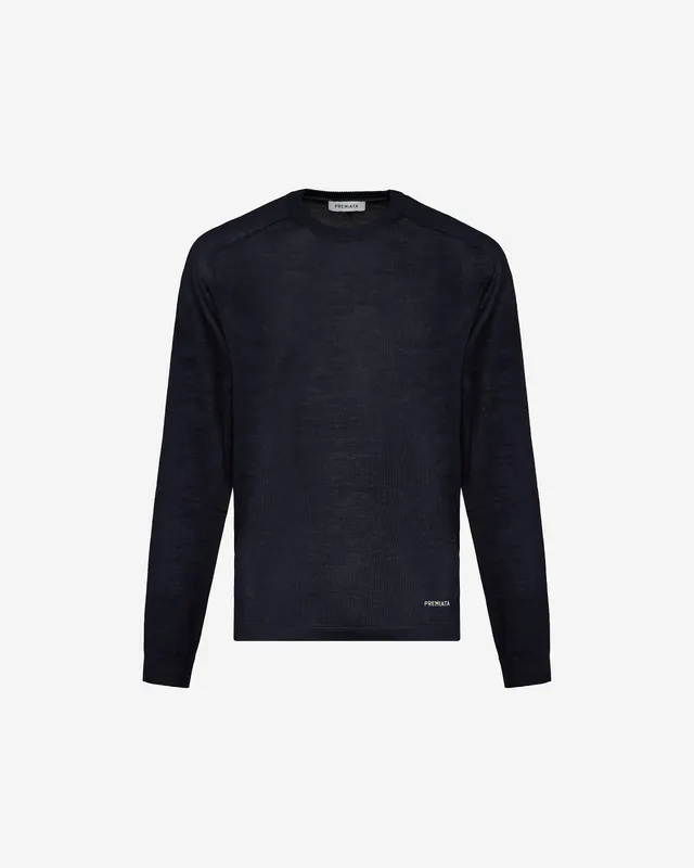 premiata-essential-herren-strickpullover-dark-blue image 1