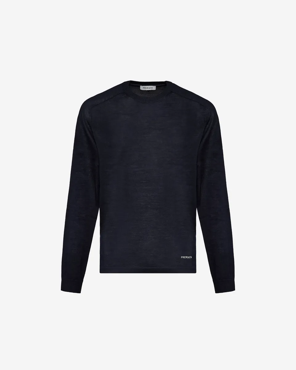 premiata-essential-herren-strickpullover-dark-blue image 1