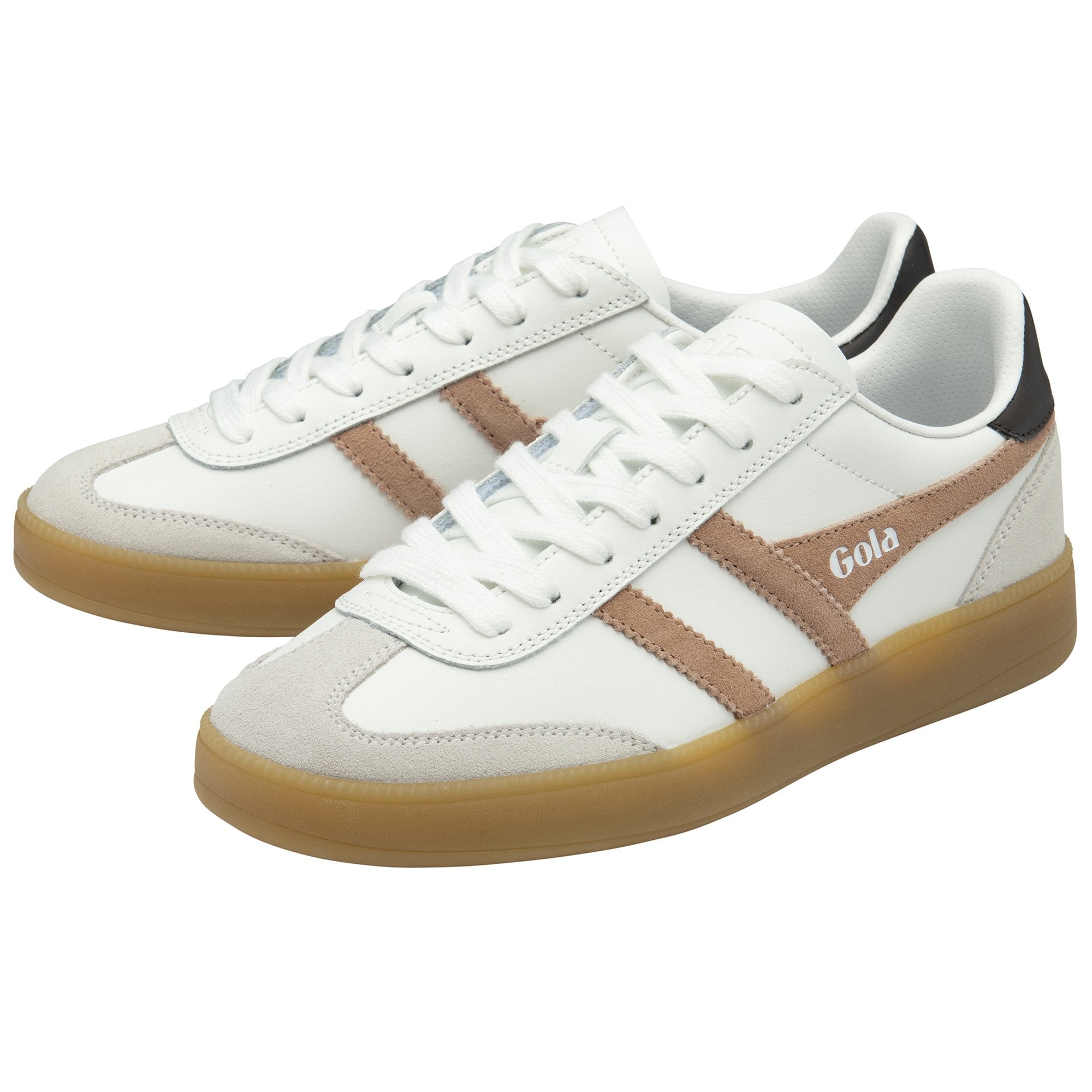 gola-viper-leder-damen-sneaker-wei-cameo-braun image 3