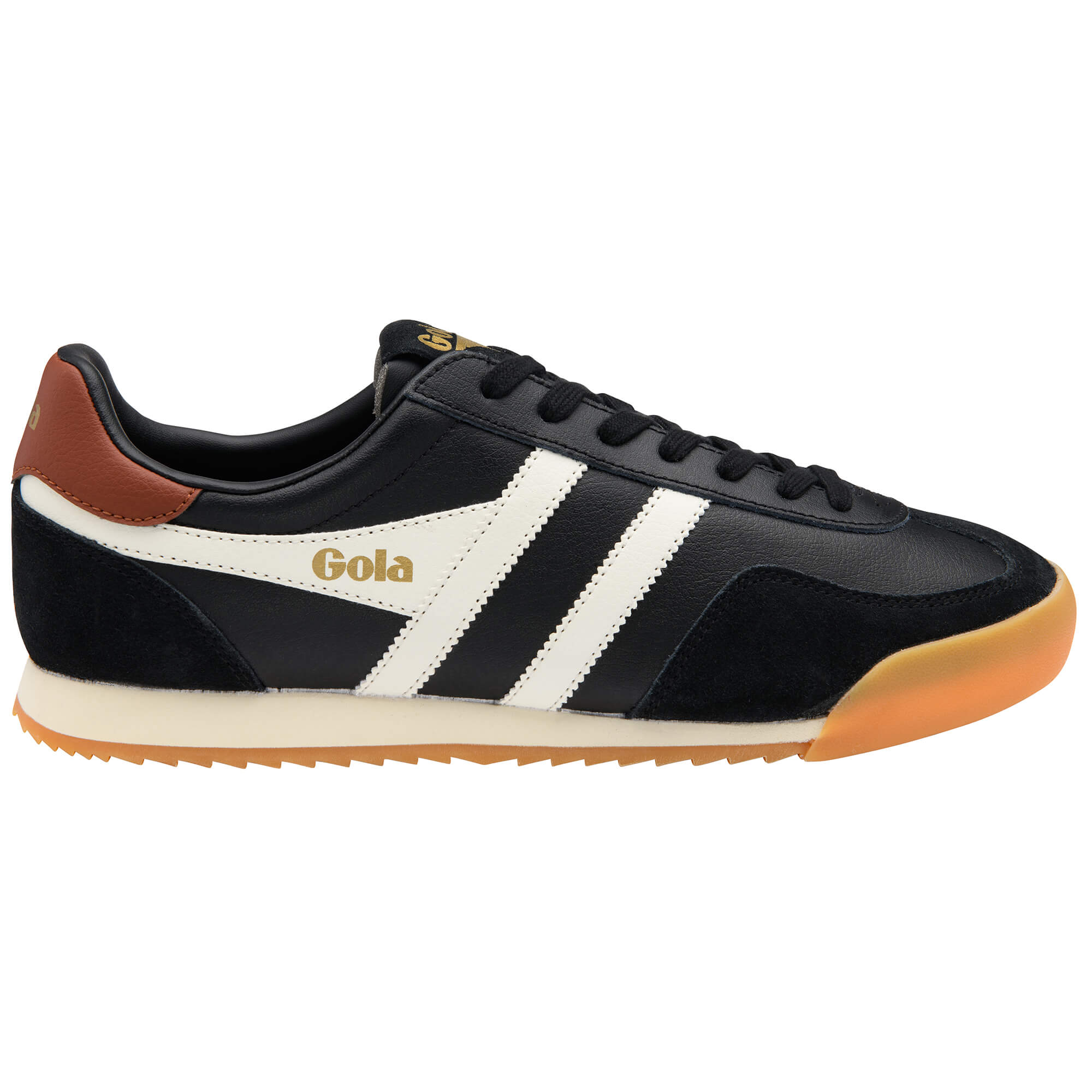 gola-europa-herren-ledersneaker-schwarz-rost image 1