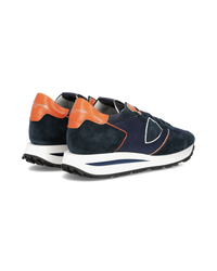 philippe-model-tropez-haute-sneaker-herren-blau-orange image 2