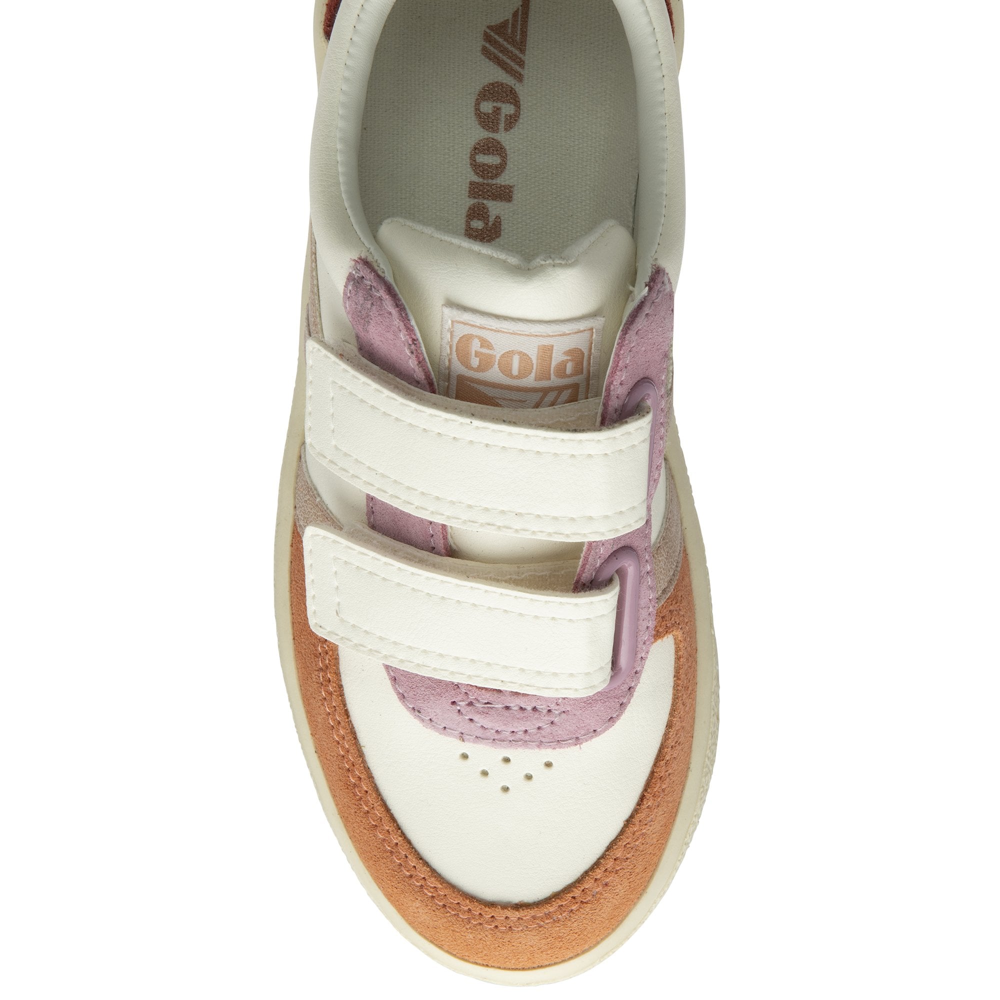 gola-grandslam-quadrant-strap-trainer-f-r-kinder-off-white-terracotta image 5