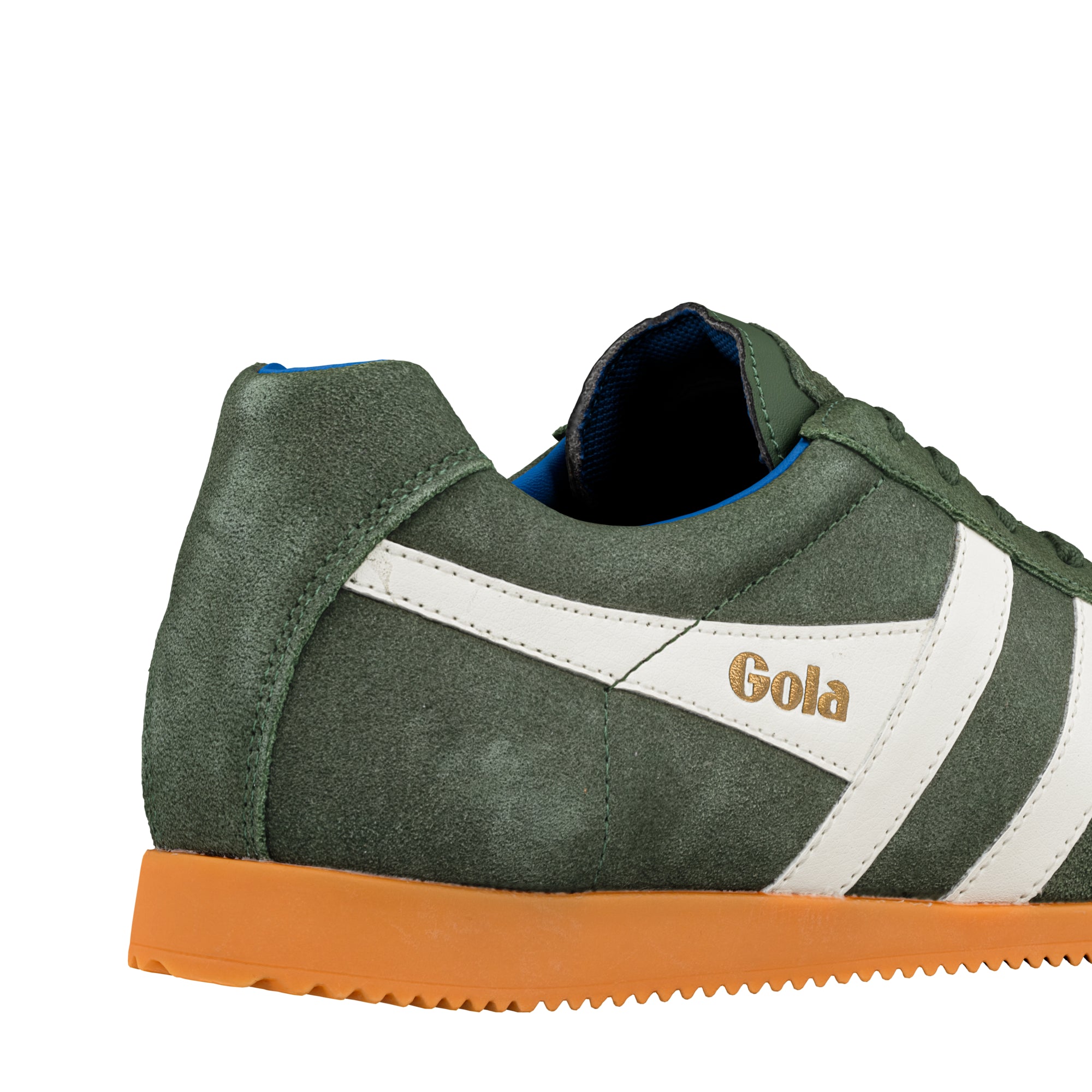 gola-harrier-wildleder-herren-sneaker-dunkelkhaki-cremewei-1968 image 6