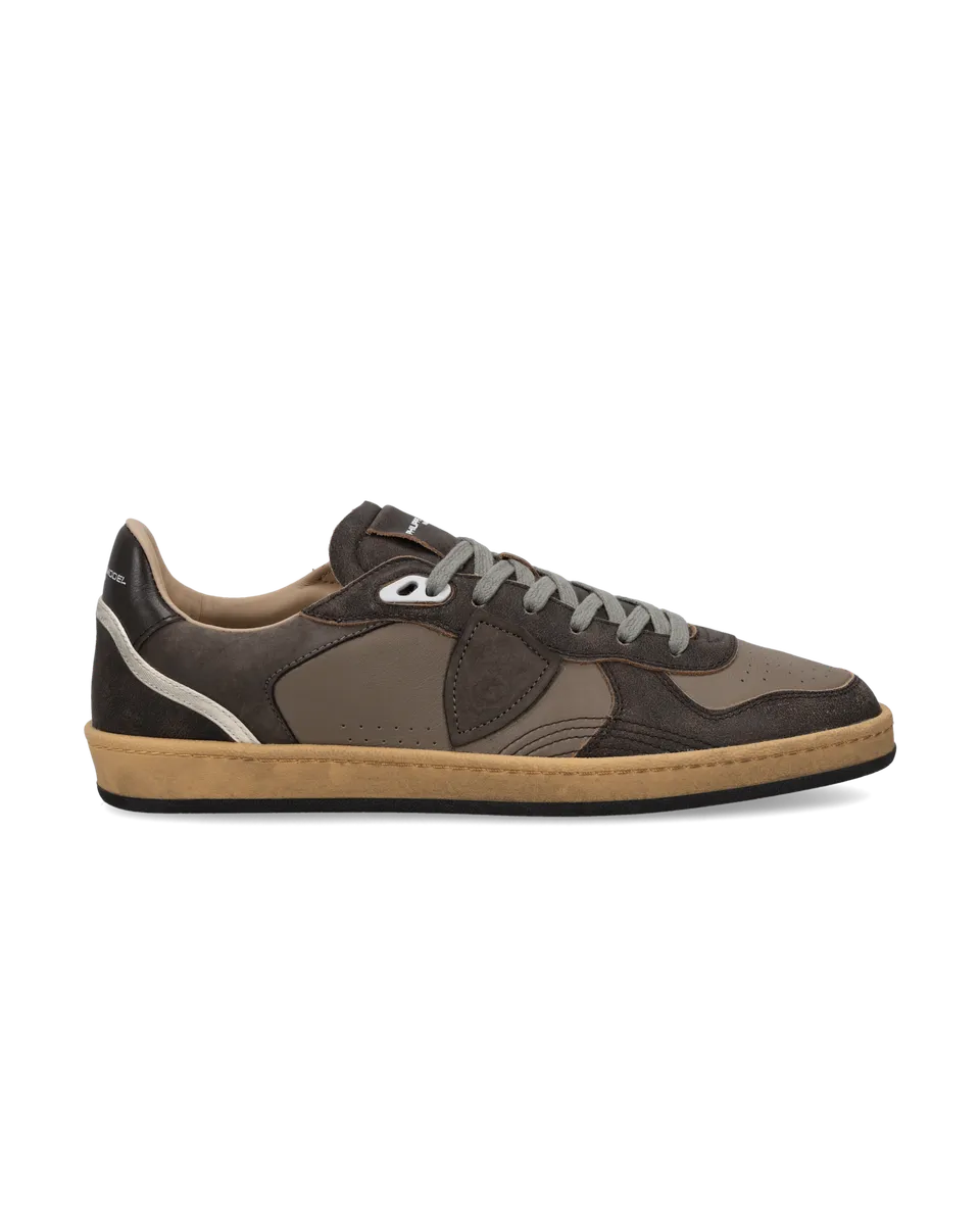 philippe-model-pgal-herren-sneaker-braun image 1