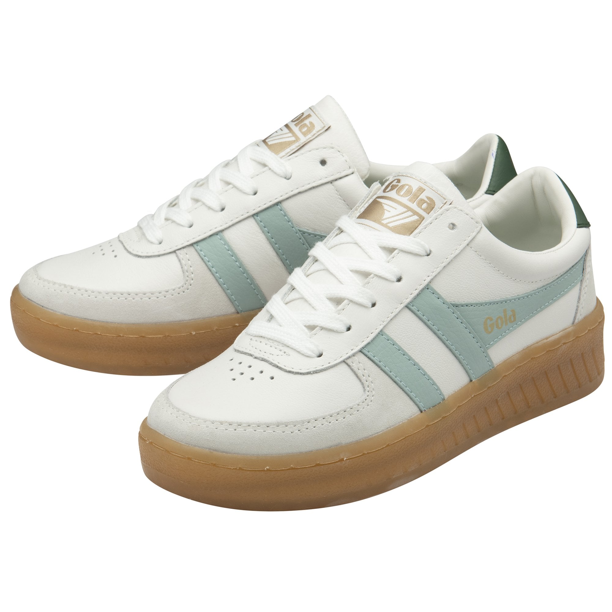 gola-grandslam-elite-trainer-f-r-damen-wei-hellblau-gr-n image 3