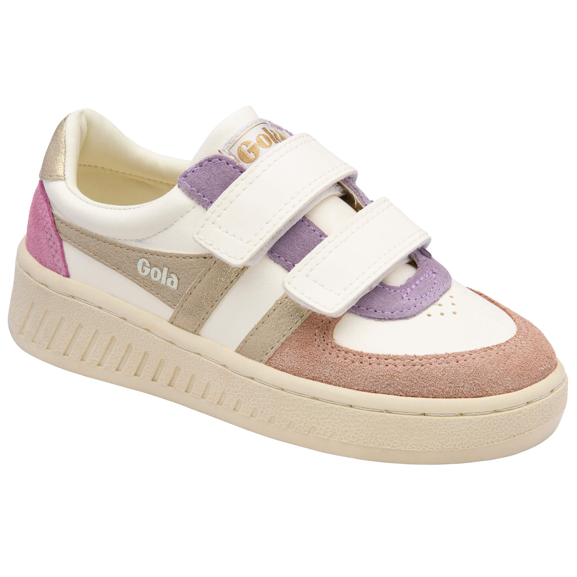 gola-grandslam-quadrant-strap-sneaker-f-r-kinder-off-white-cameo image 2