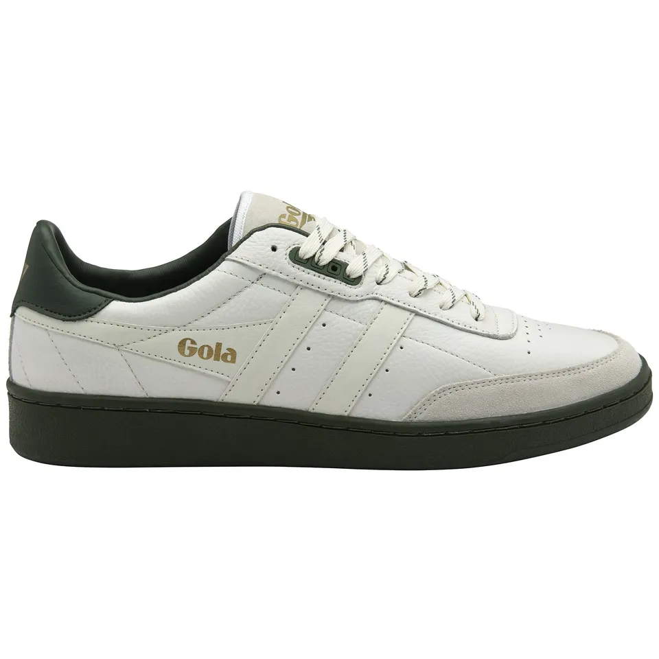 gola-contact-leather-herren-sneaker-wei-dunkelkhaki-court image 1