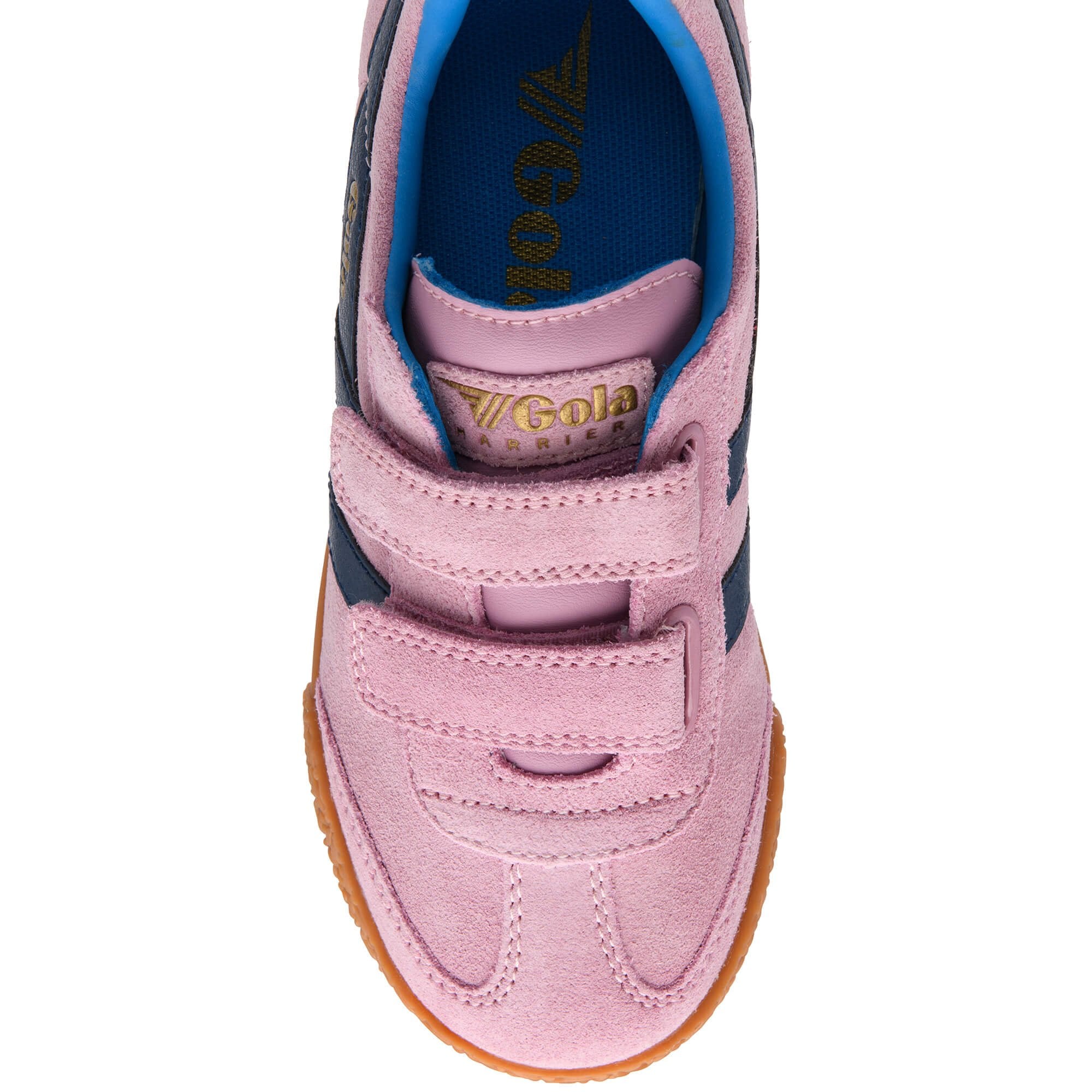 gola-harrier-strap-kinder-sneaker-candyrosa-wildleder image 5