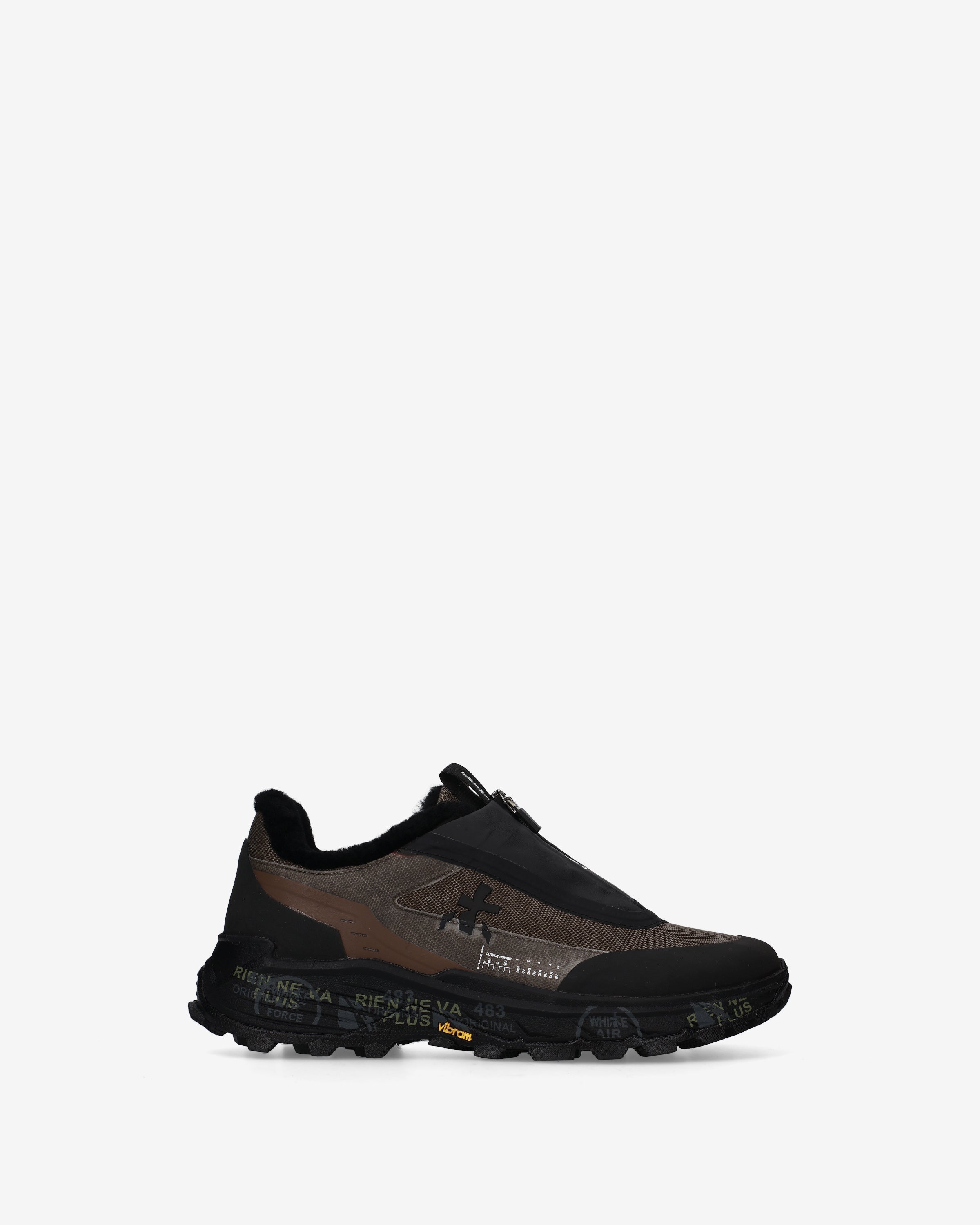 premiata-sciliar-492-herren-sneaker-vibram-schwarz-braun image 1