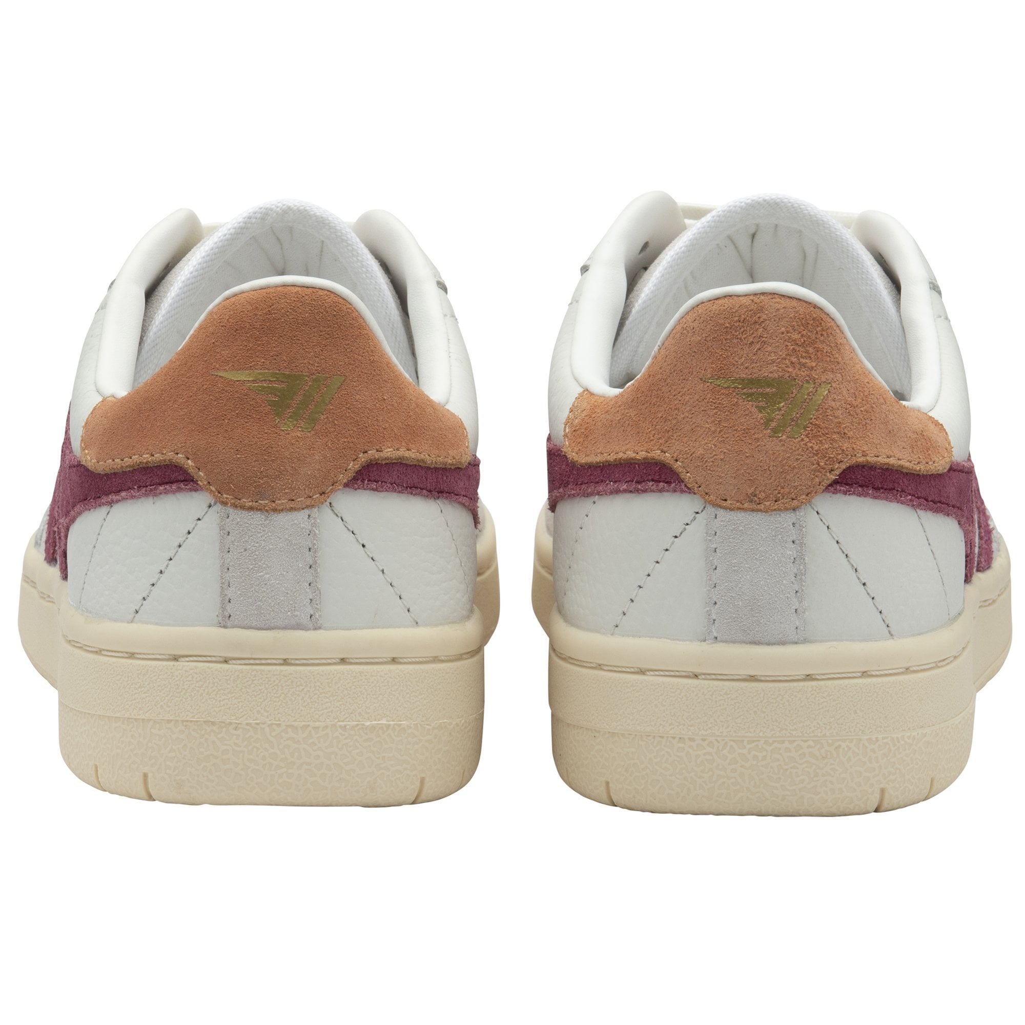 gola-falcon-sneaker-f-r-damen-wei-kirschrot-leder image 4