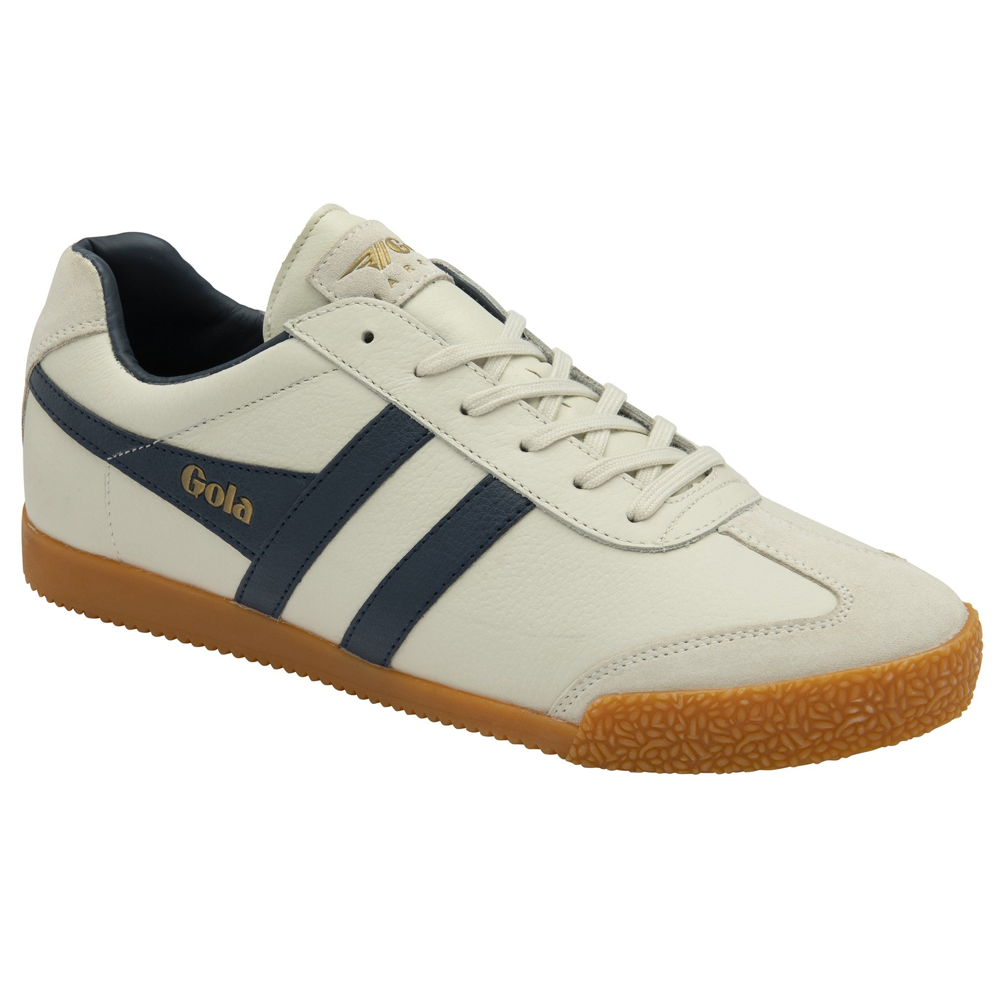 gola-harrier-herren-leder-sneaker-off-white-navy image 2