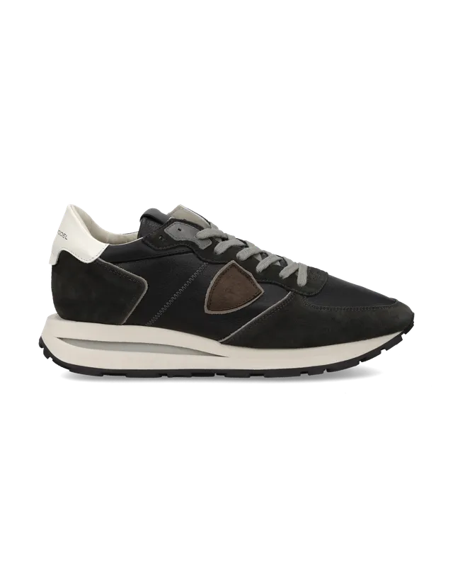philippe-model-tropez-haute-herren-high-top-sneaker-schwarz-wei image 1