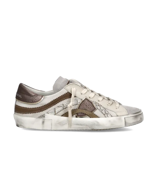 philippe-model-prsx-sneaker-damen-wei-bronze image 1