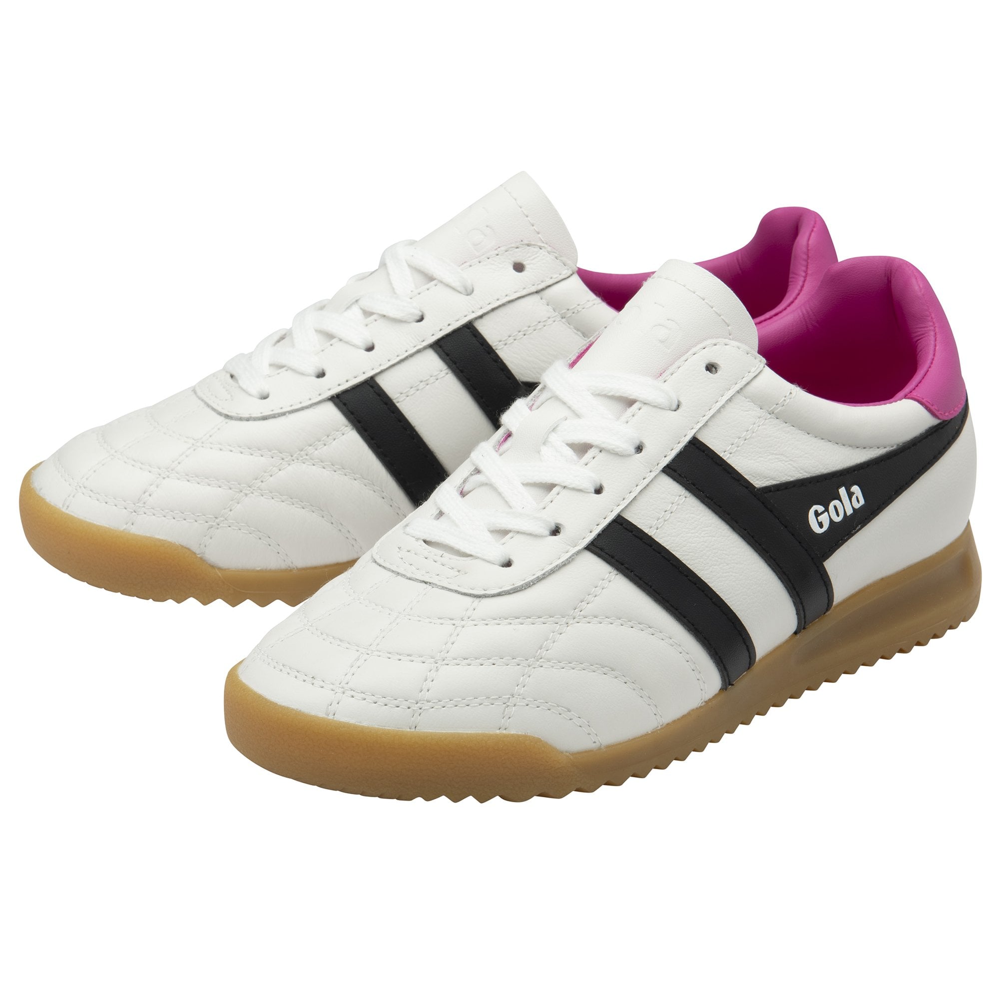 gola-stadium-damen-sneaker-wei-schwarz-pink image 3