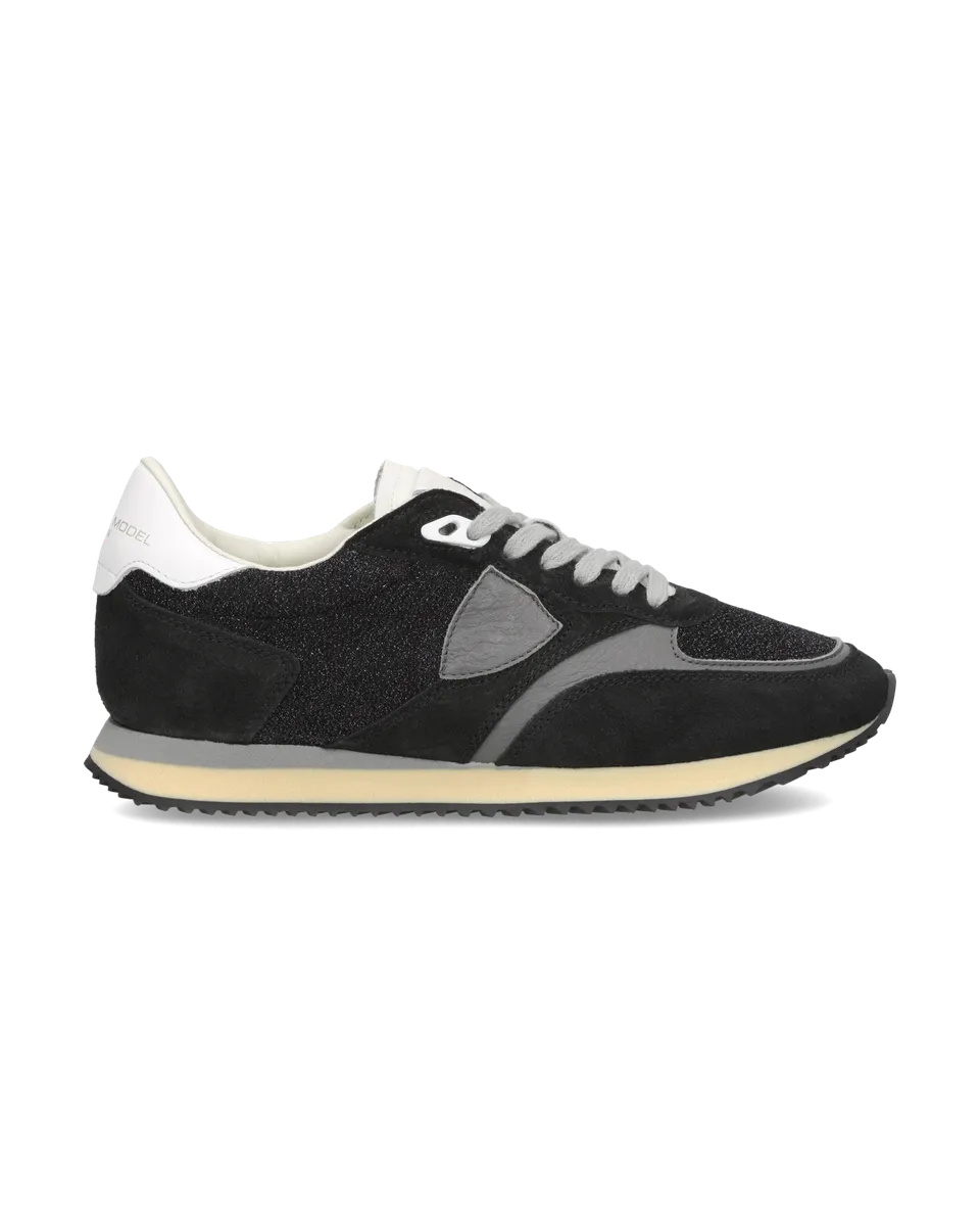 philippe-model-blville-damen-sneaker-noir-schwarz image 1