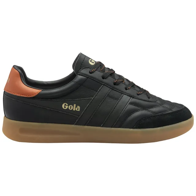 gola-stadia-herren-ledersneaker-schwarz-orange image 1