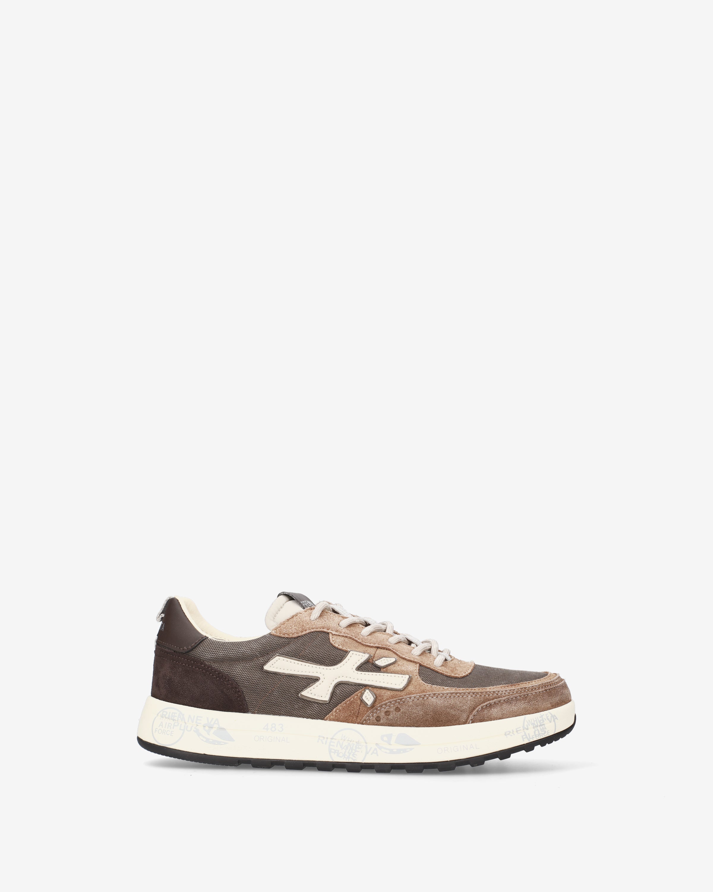 premiata-nous-8461-herren-sneaker-braun-suede image 1